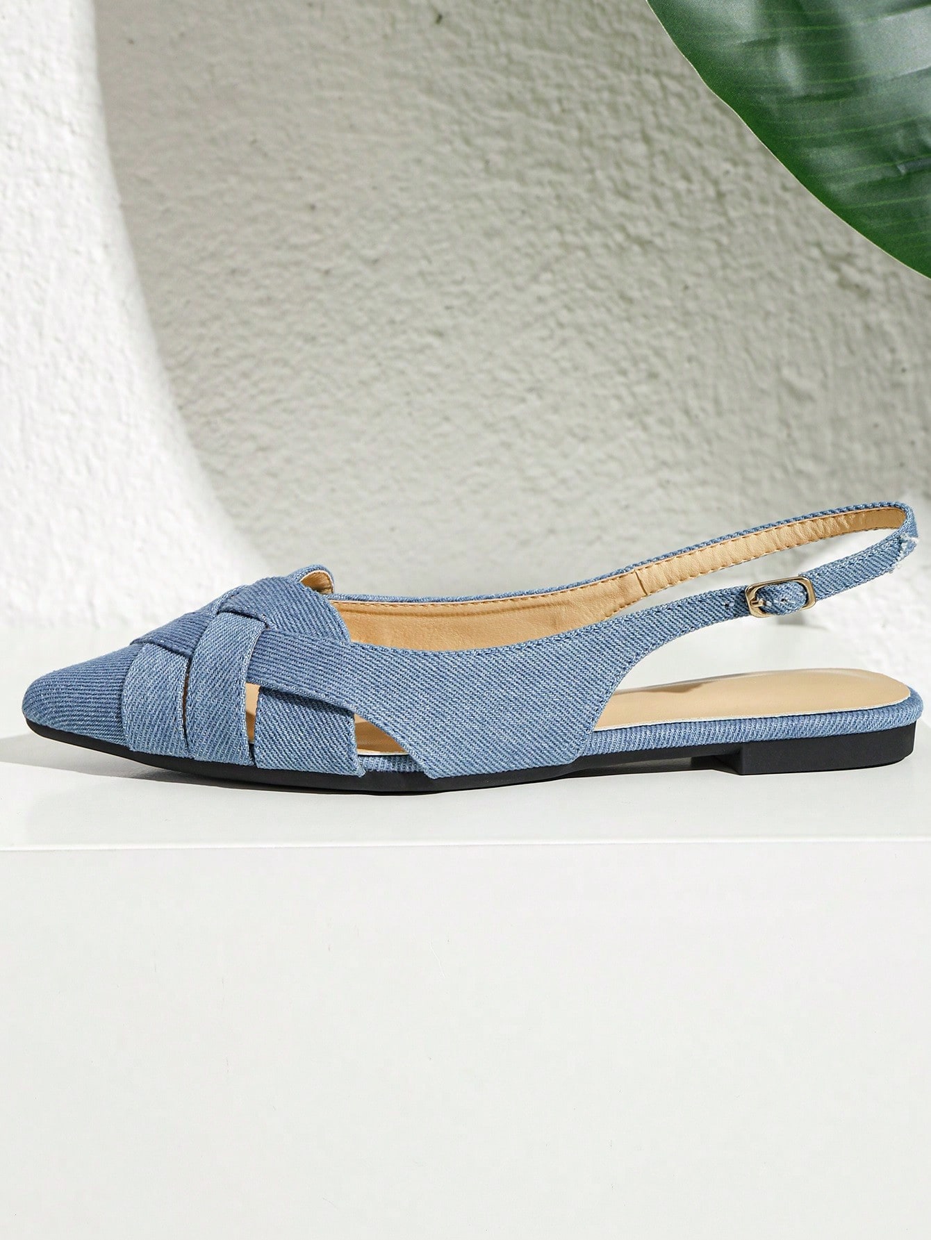 In Blue Women Flats