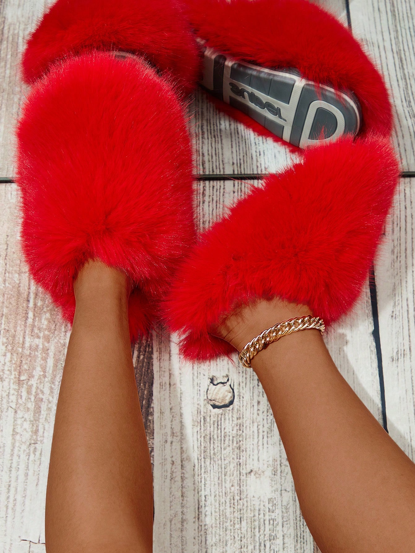 In Red Women Home Slippers