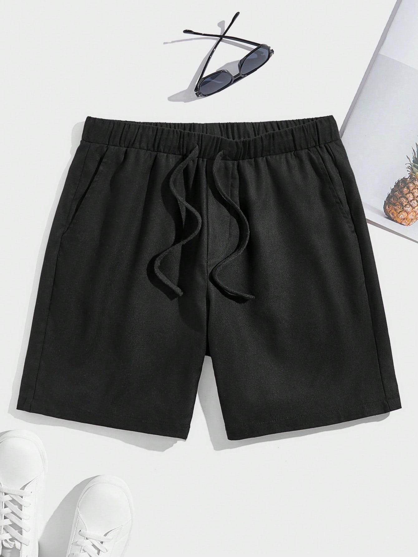 Men Linen Shorts