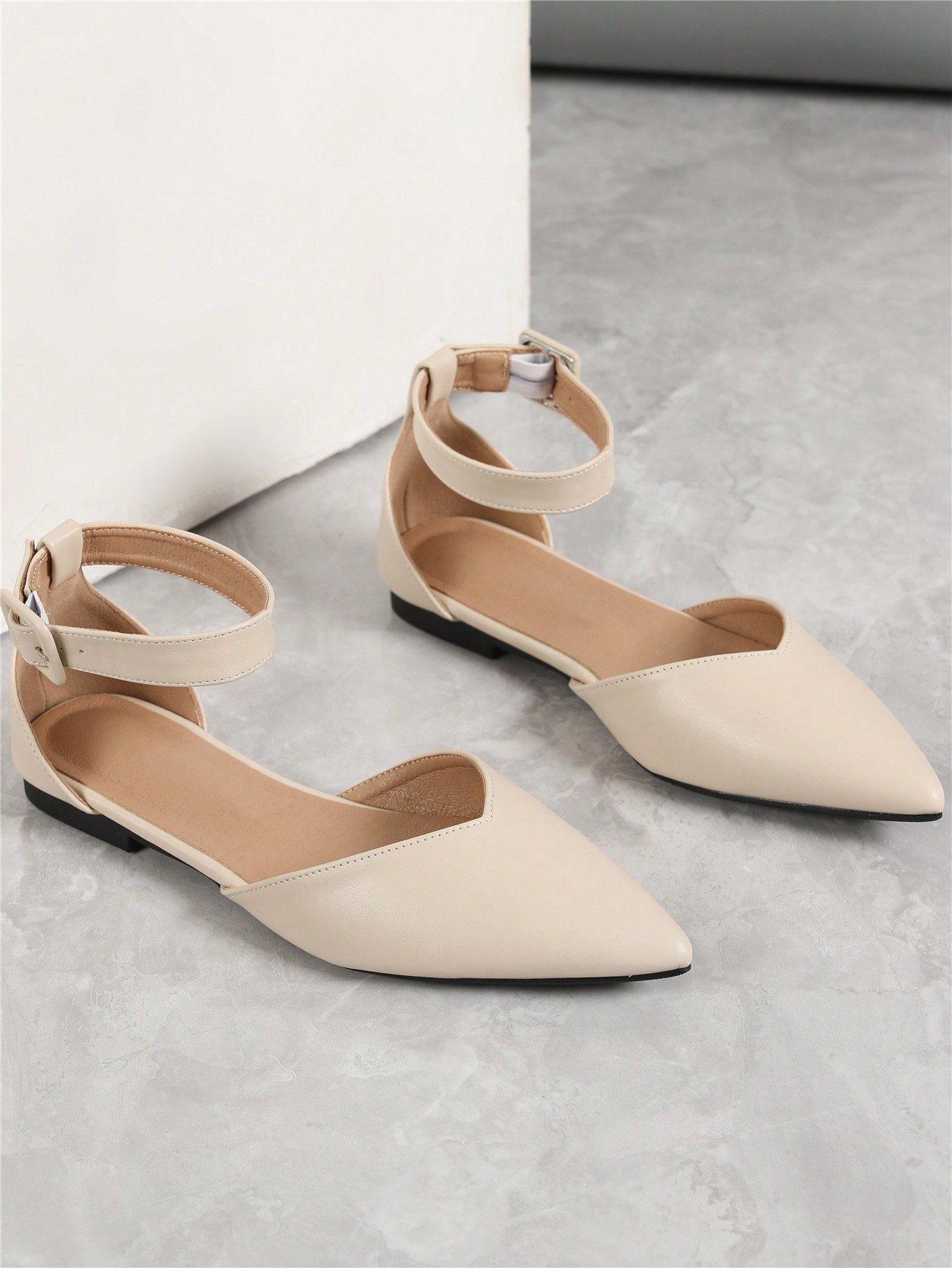 In Apricot Women Flats