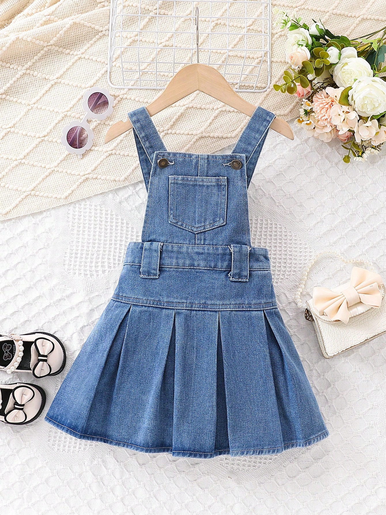 Young Girls Denim Dresses