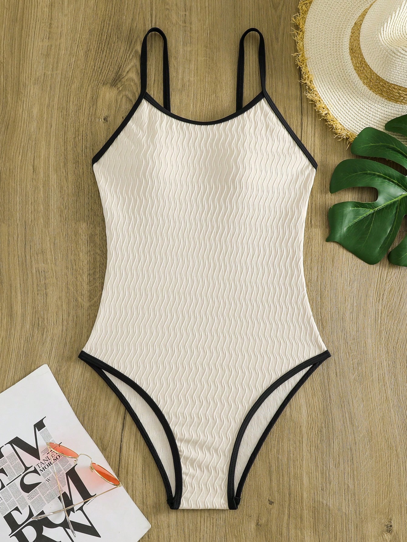 In Beige Women One-Pieces