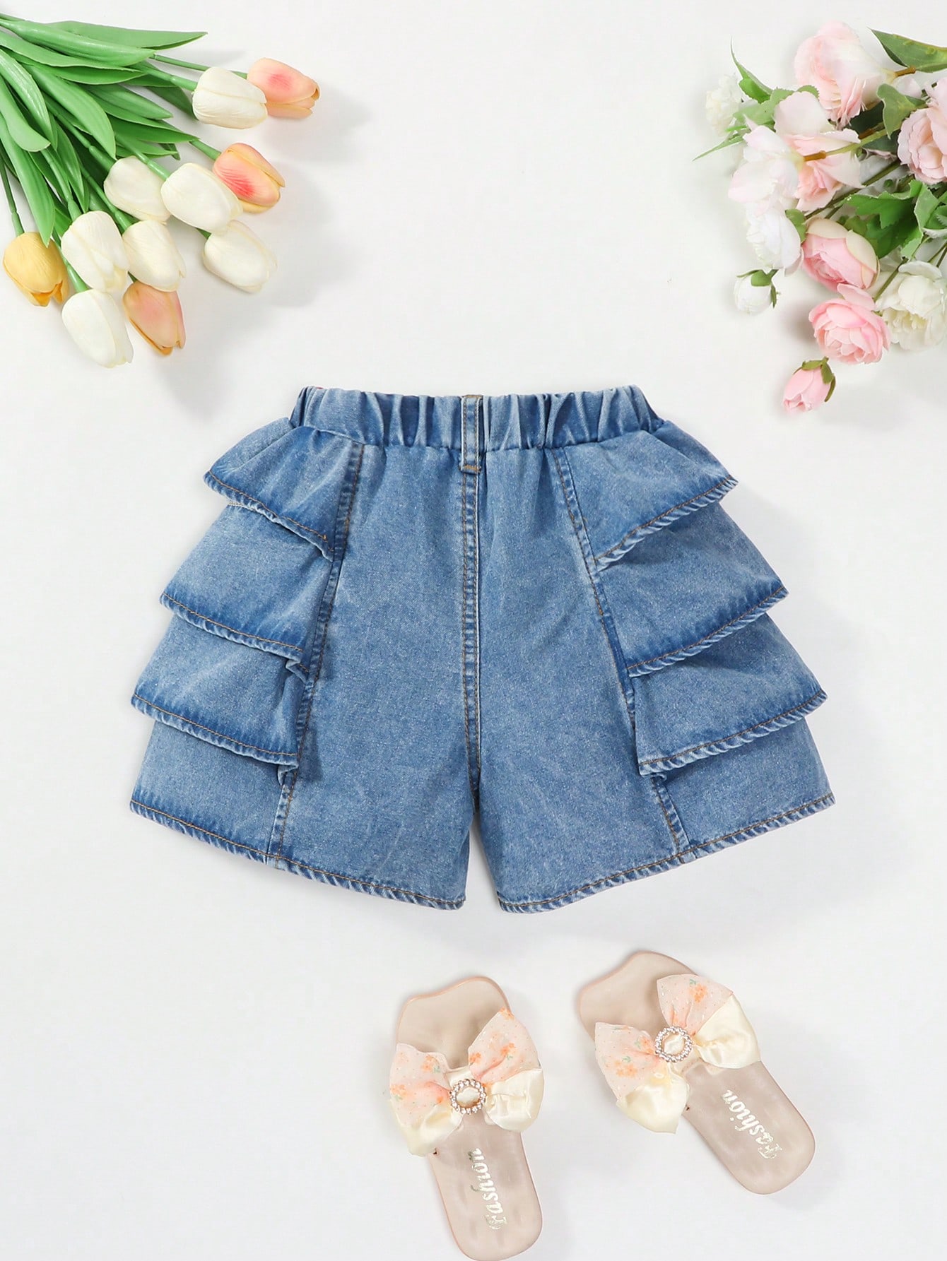 Young Girls Denim Shorts