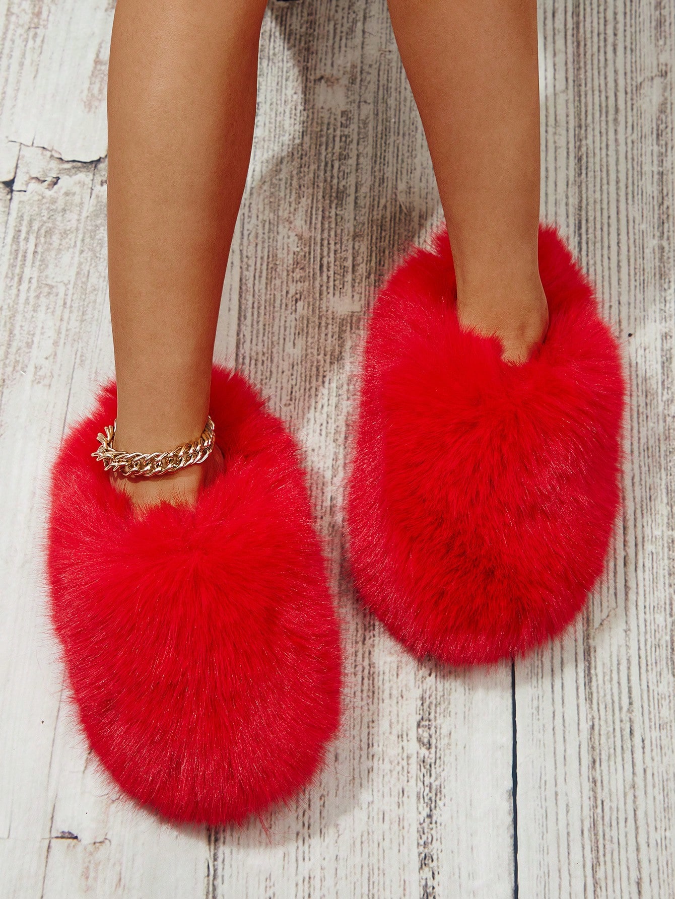 In Red Women Home Slippers