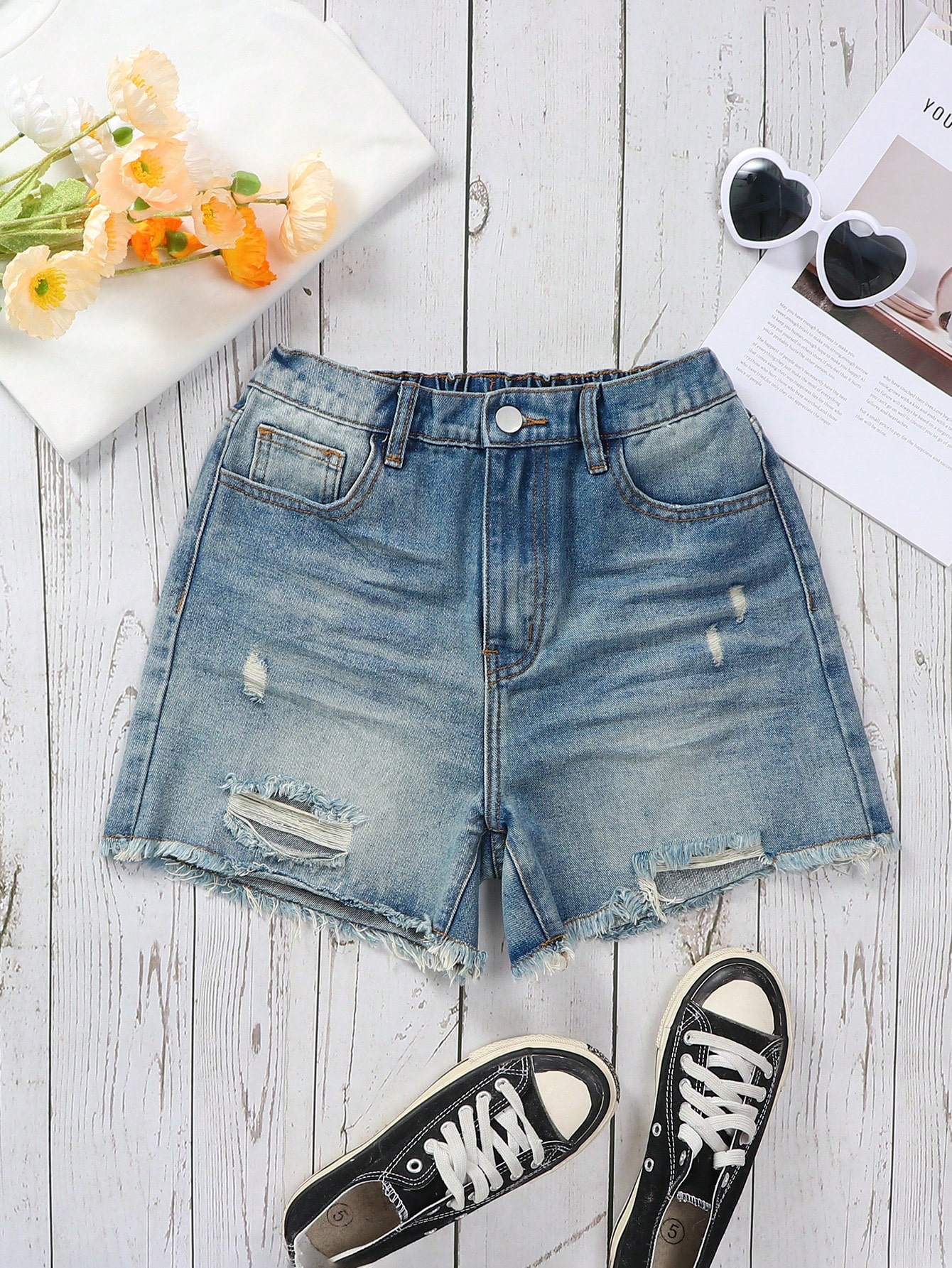 Teen Girls Denim Shorts