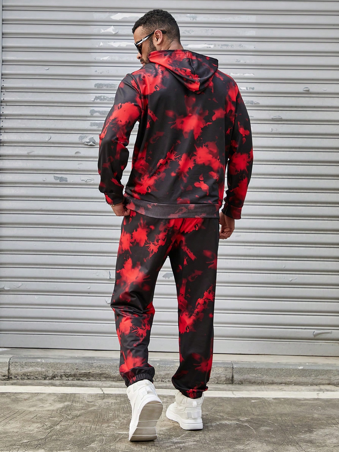 Men Plus Size Hoodie & Sweatshirt Co-ords