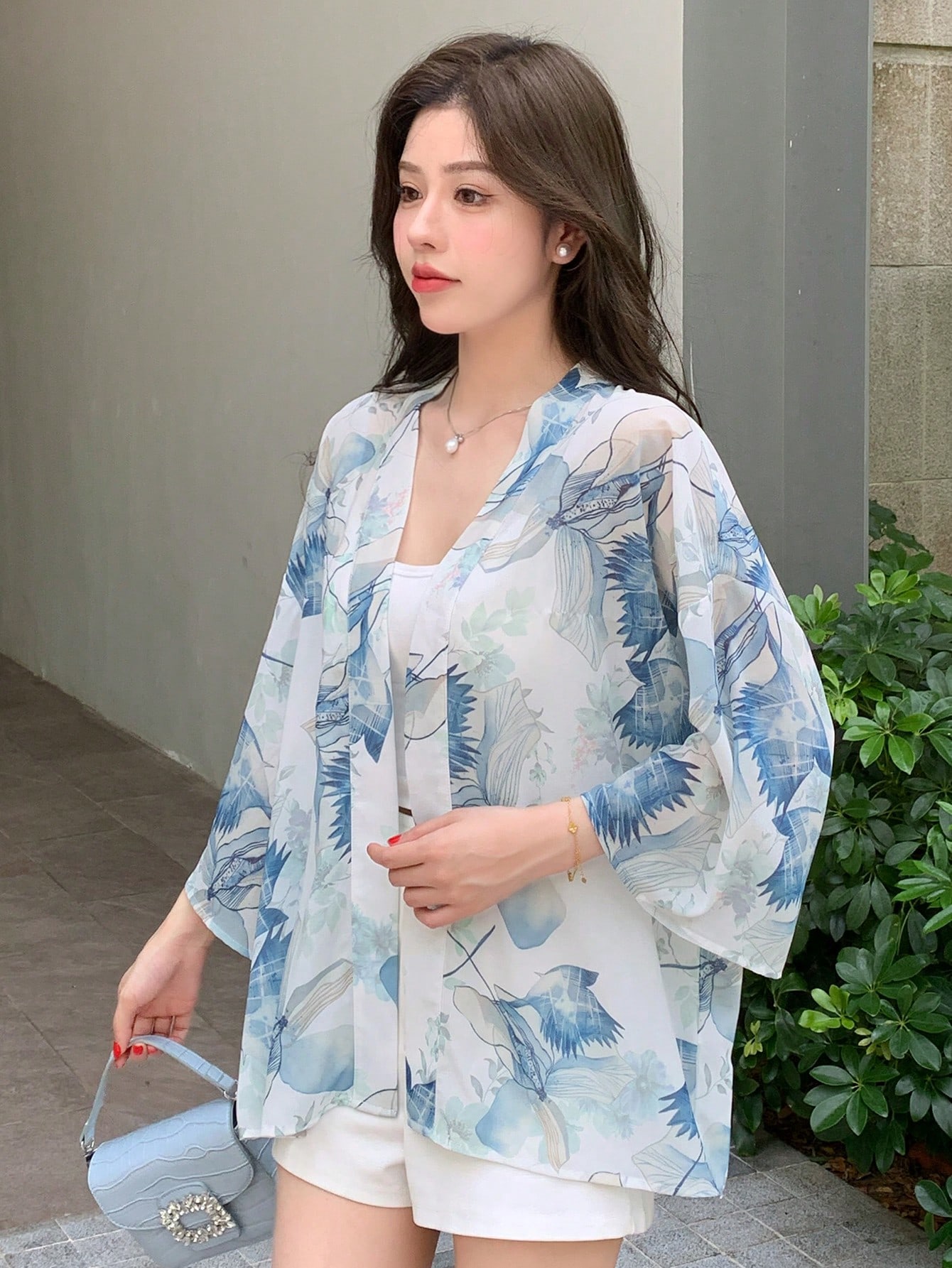 In Short Sleeve Women Kimonos