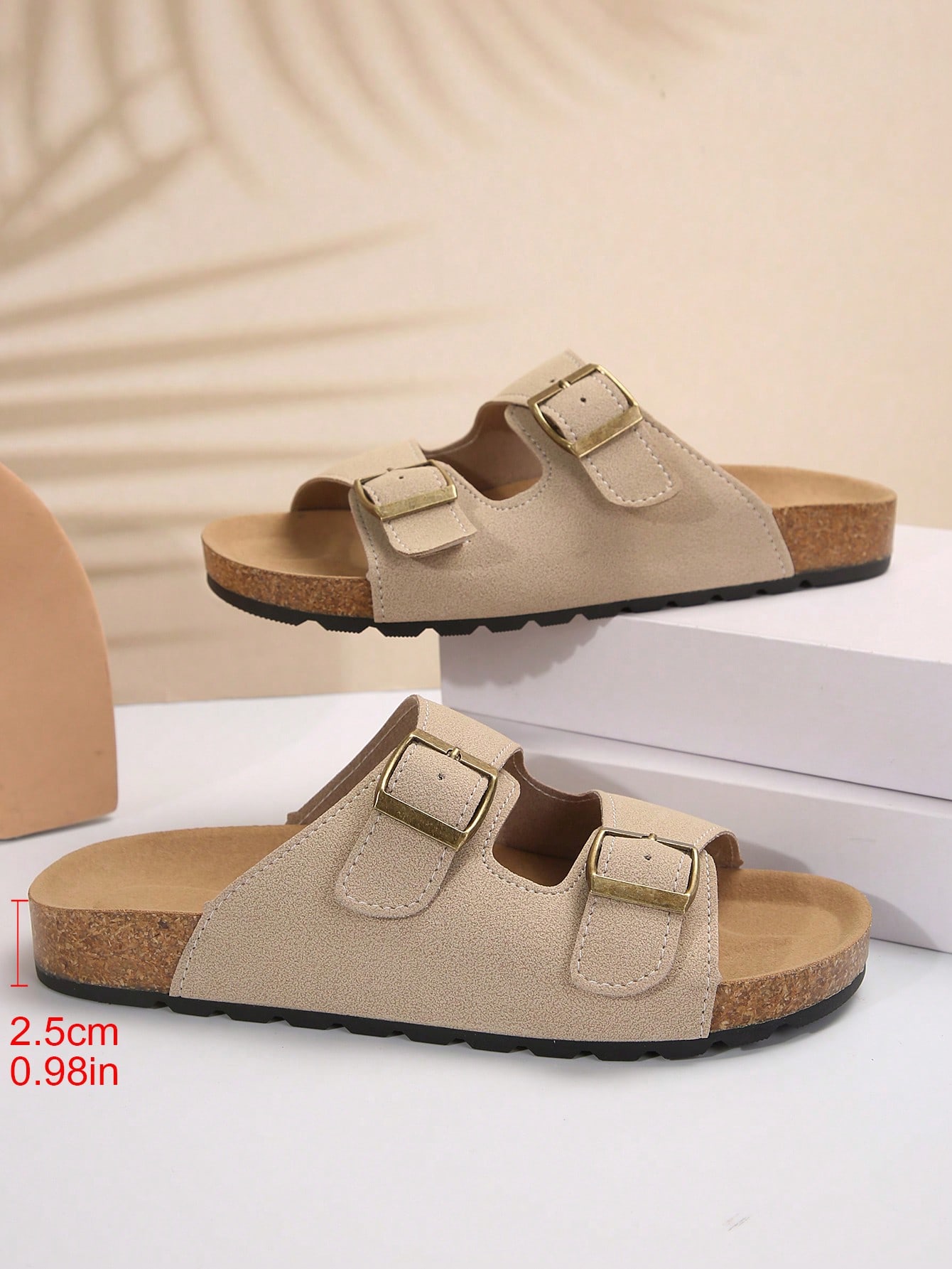 In Beige Women Flat Sandals