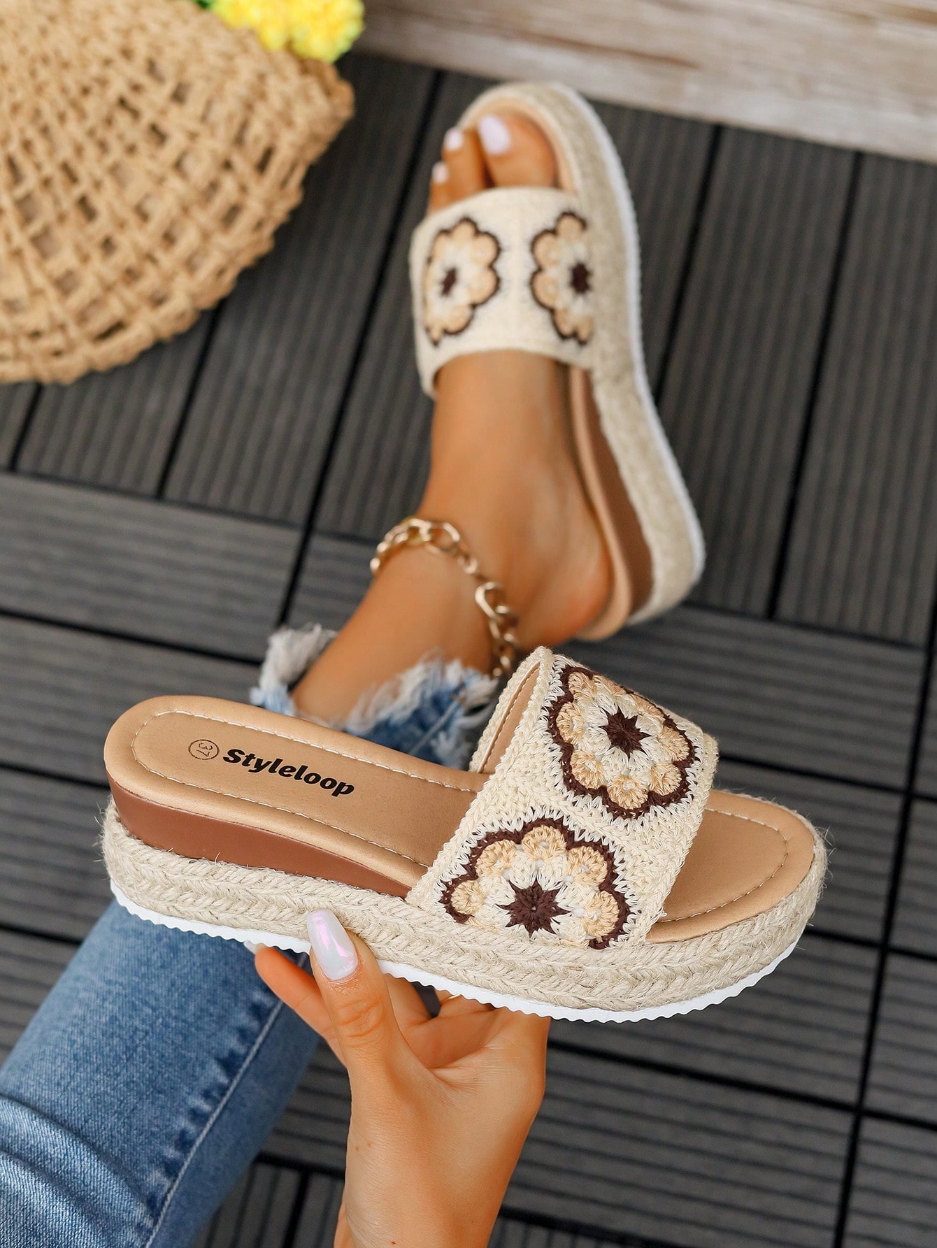 In Beige Women Platforms & Wedge Sandals