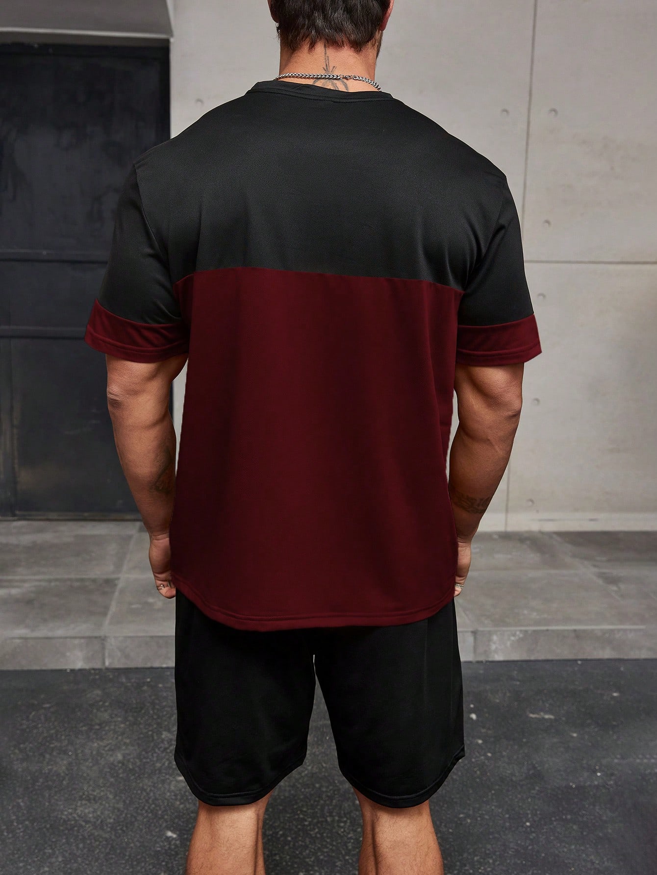 Men Plus Size T-Shirt Co-ords