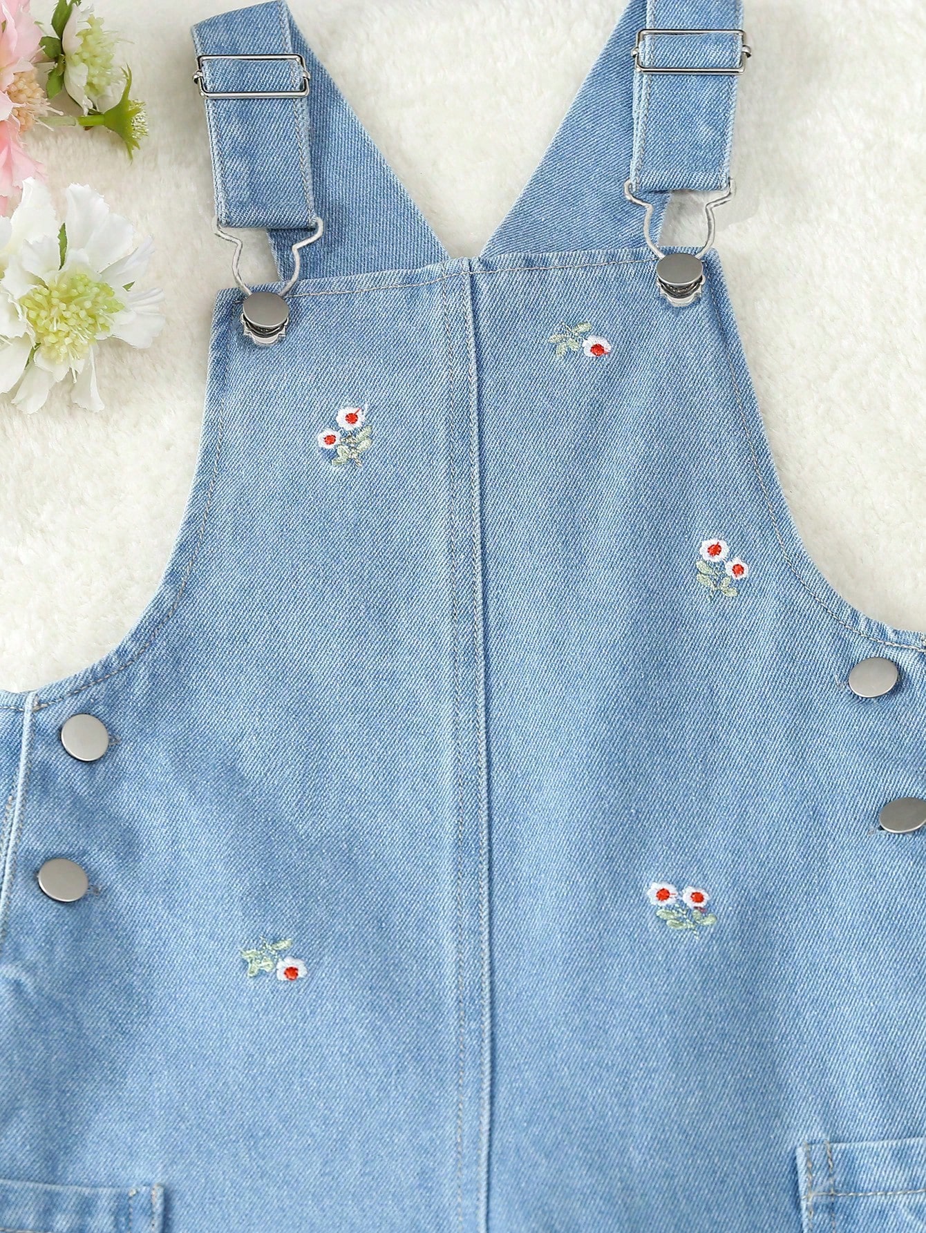 Young Girls Denim Overalls & Jumpsuits