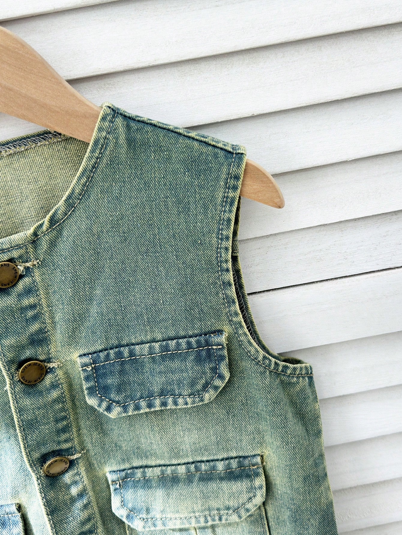 Young Boys Denim Two-piece Outfits