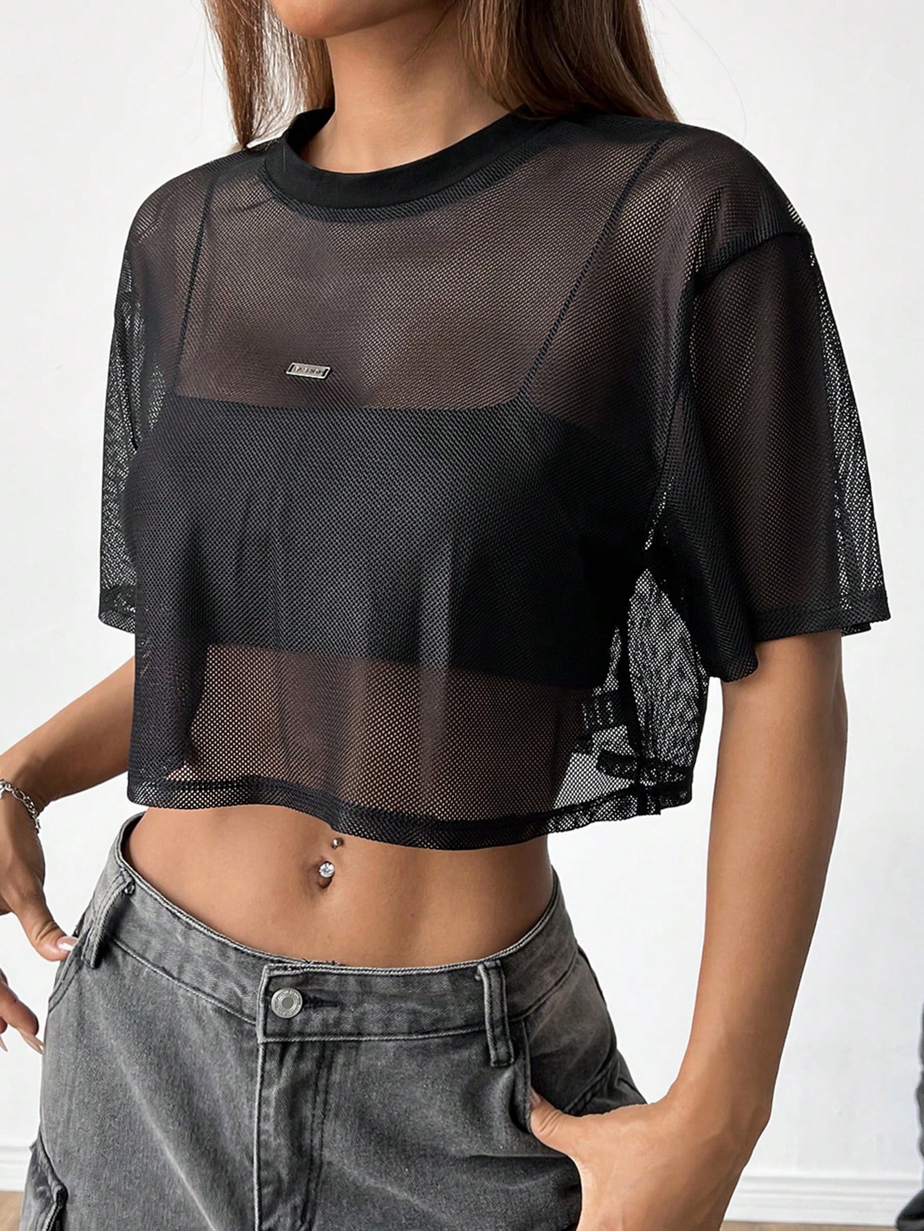 In Black Women Tops