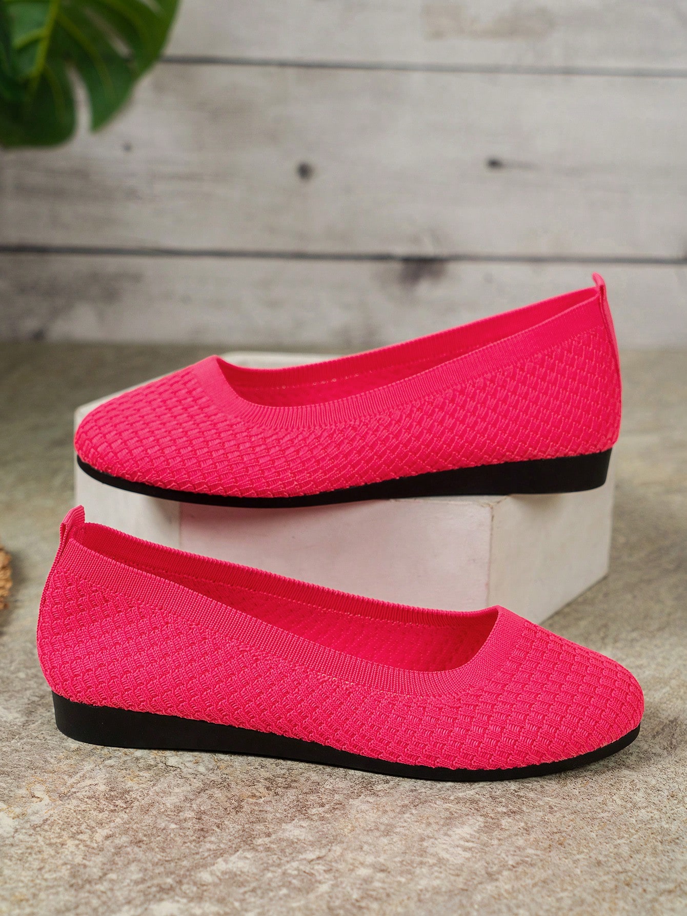 In Hot Pink Women Flats