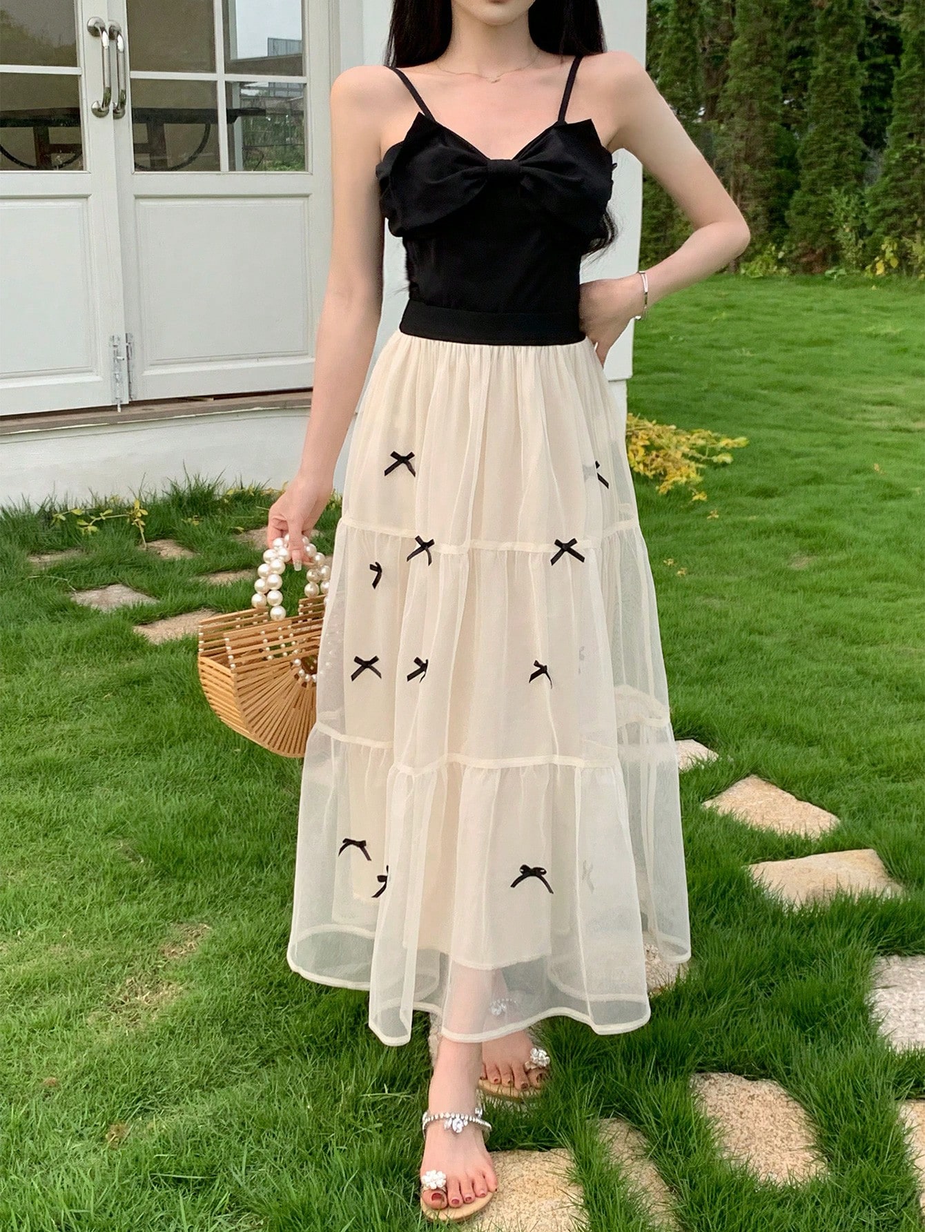 In Beige Women Skirts