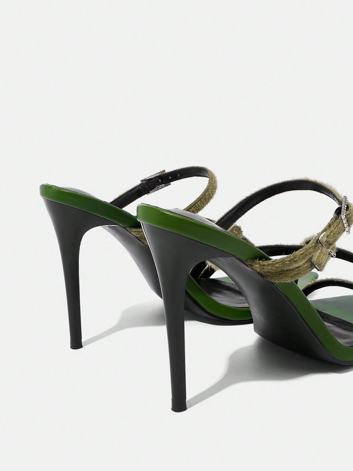 In Olive Green Women Sandals