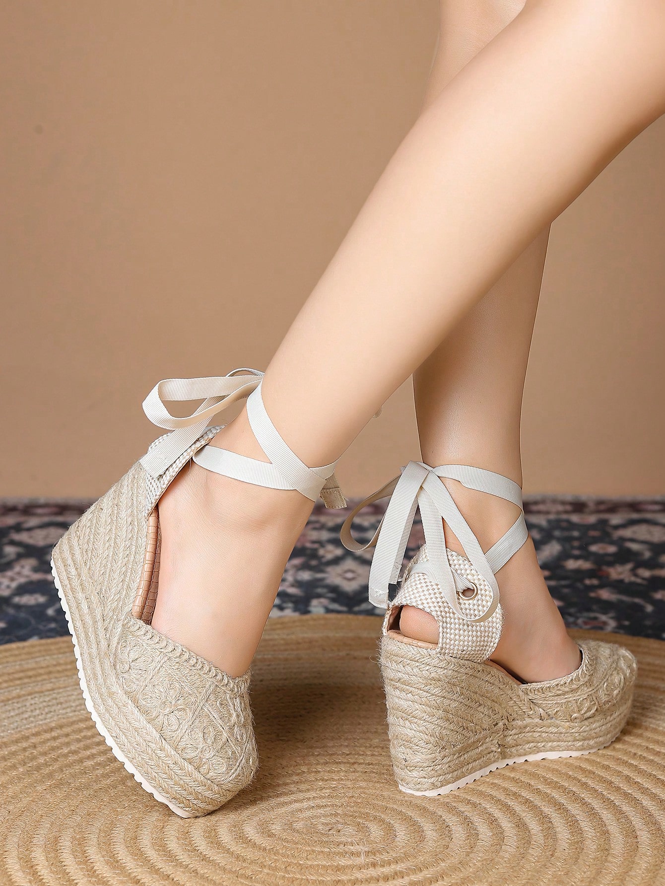 In Apricot Women Wedges & Flatform