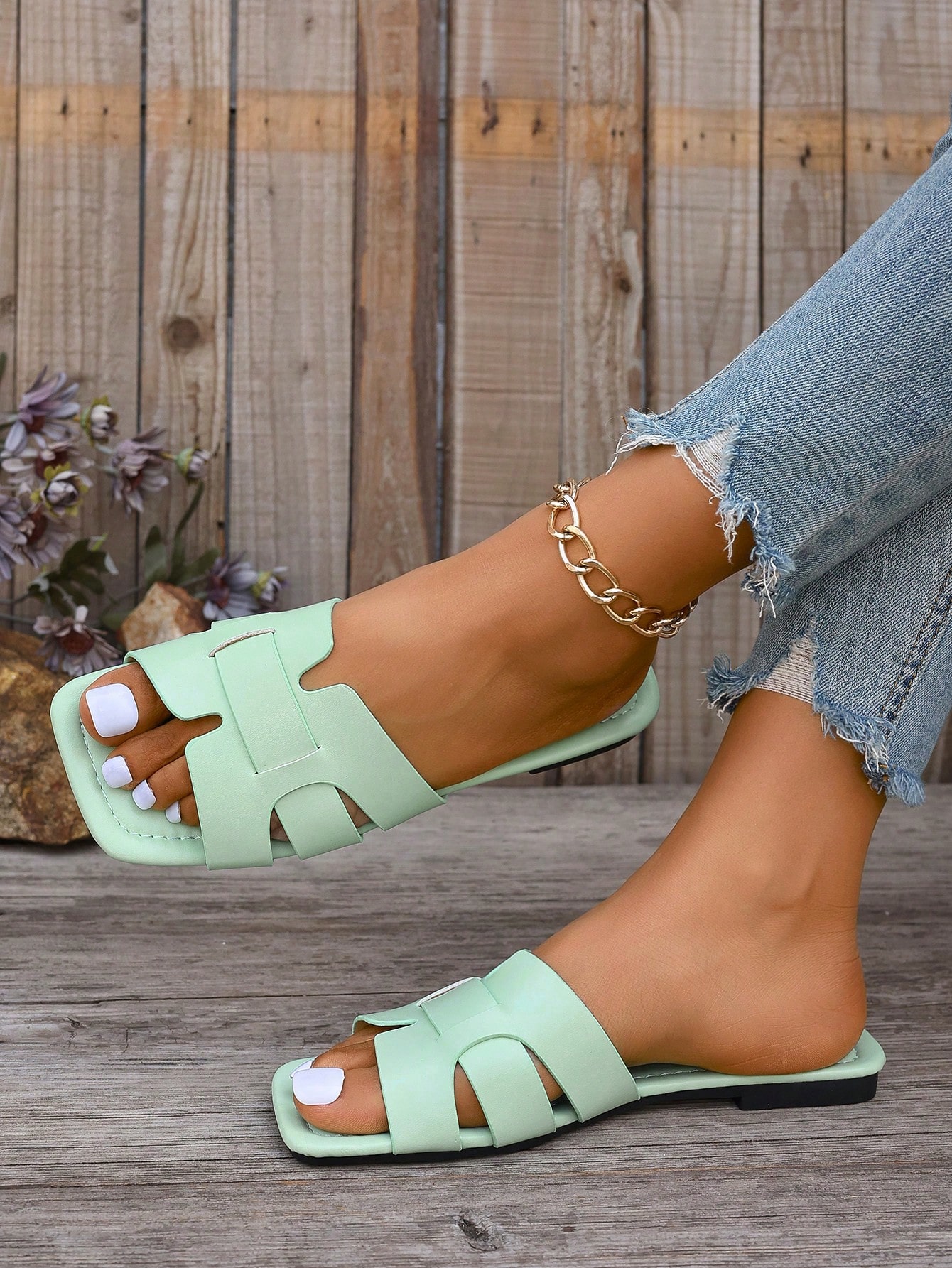 In Mint Green Women Shoes