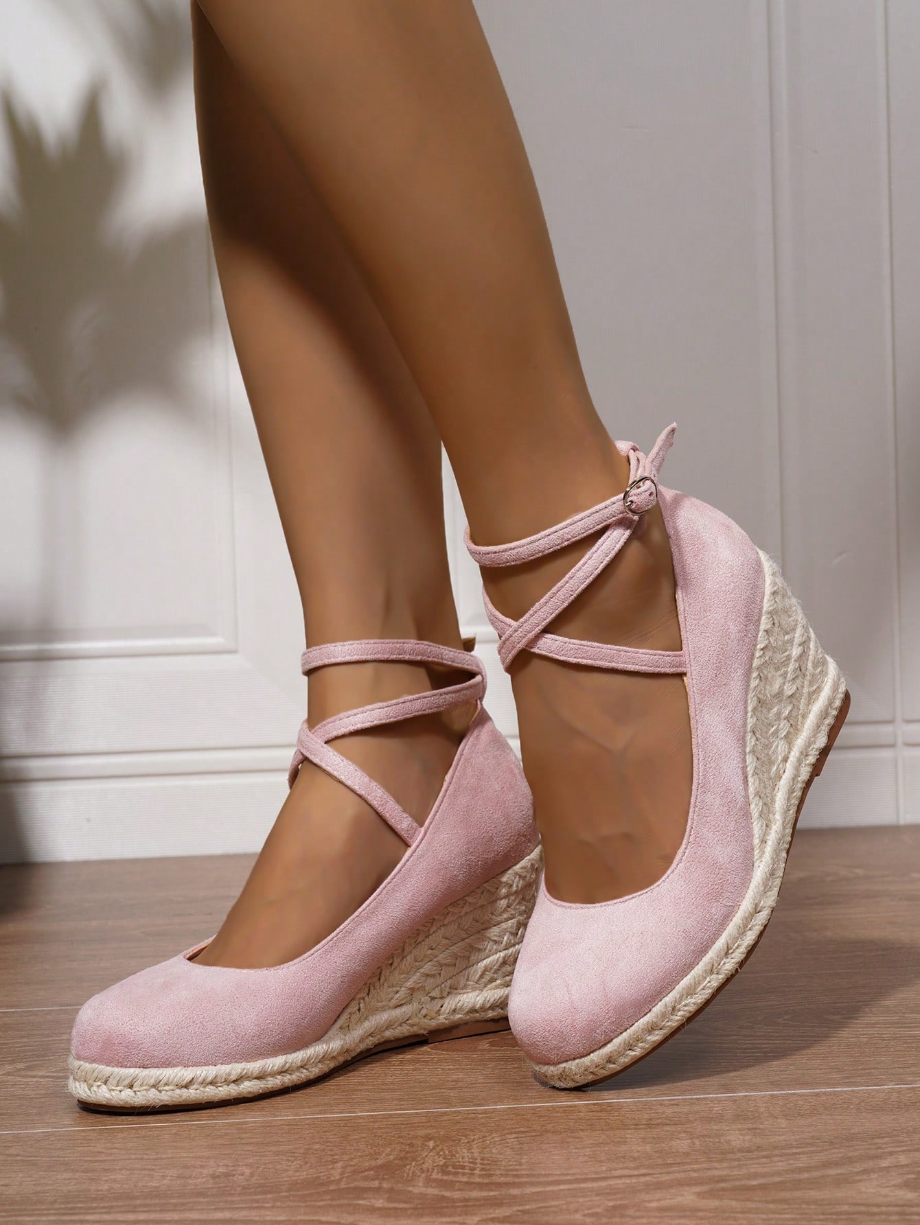 In Pink Women Wedges & Flatform