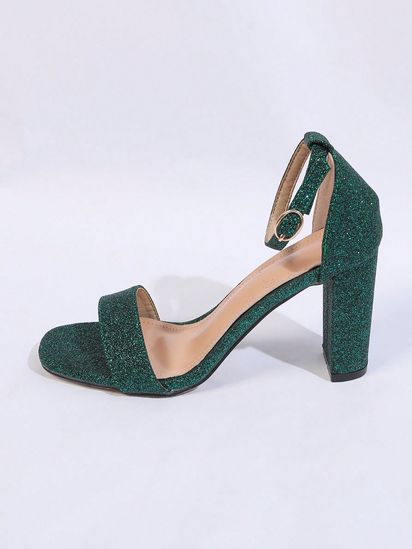 In Dark Green Women Shoes