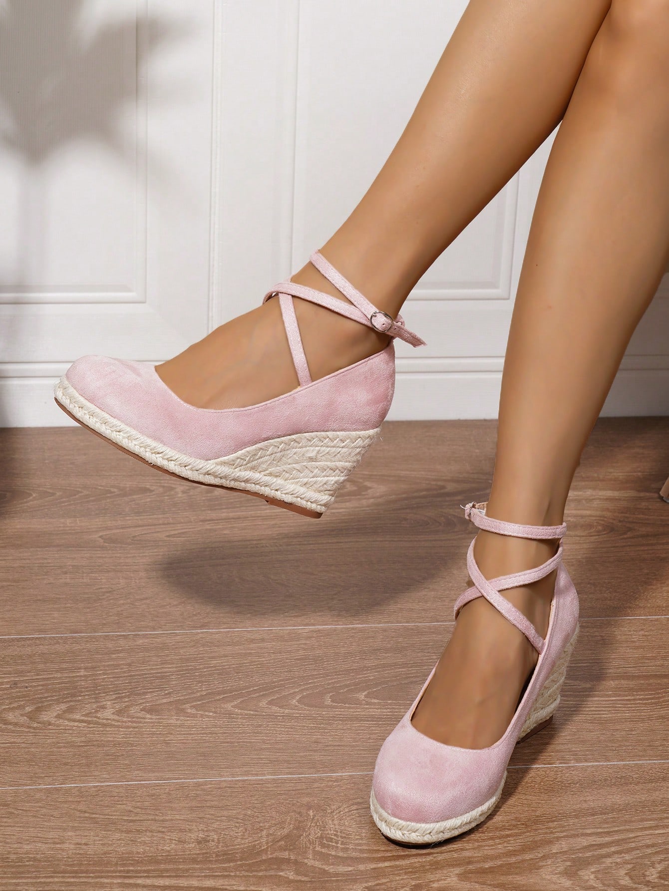 In Pink Women Wedges & Flatform