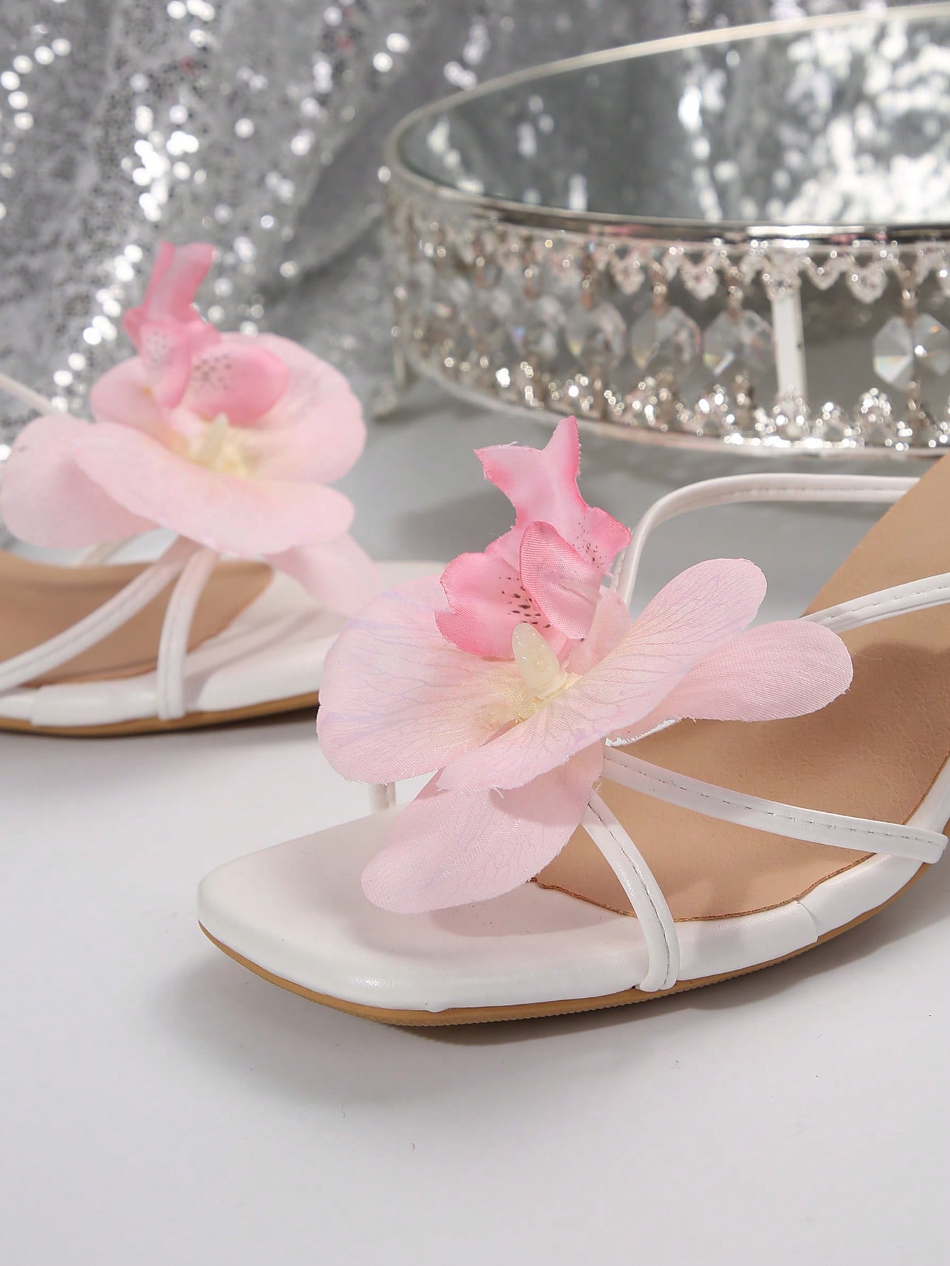 In Pink Women Heeled Sandals