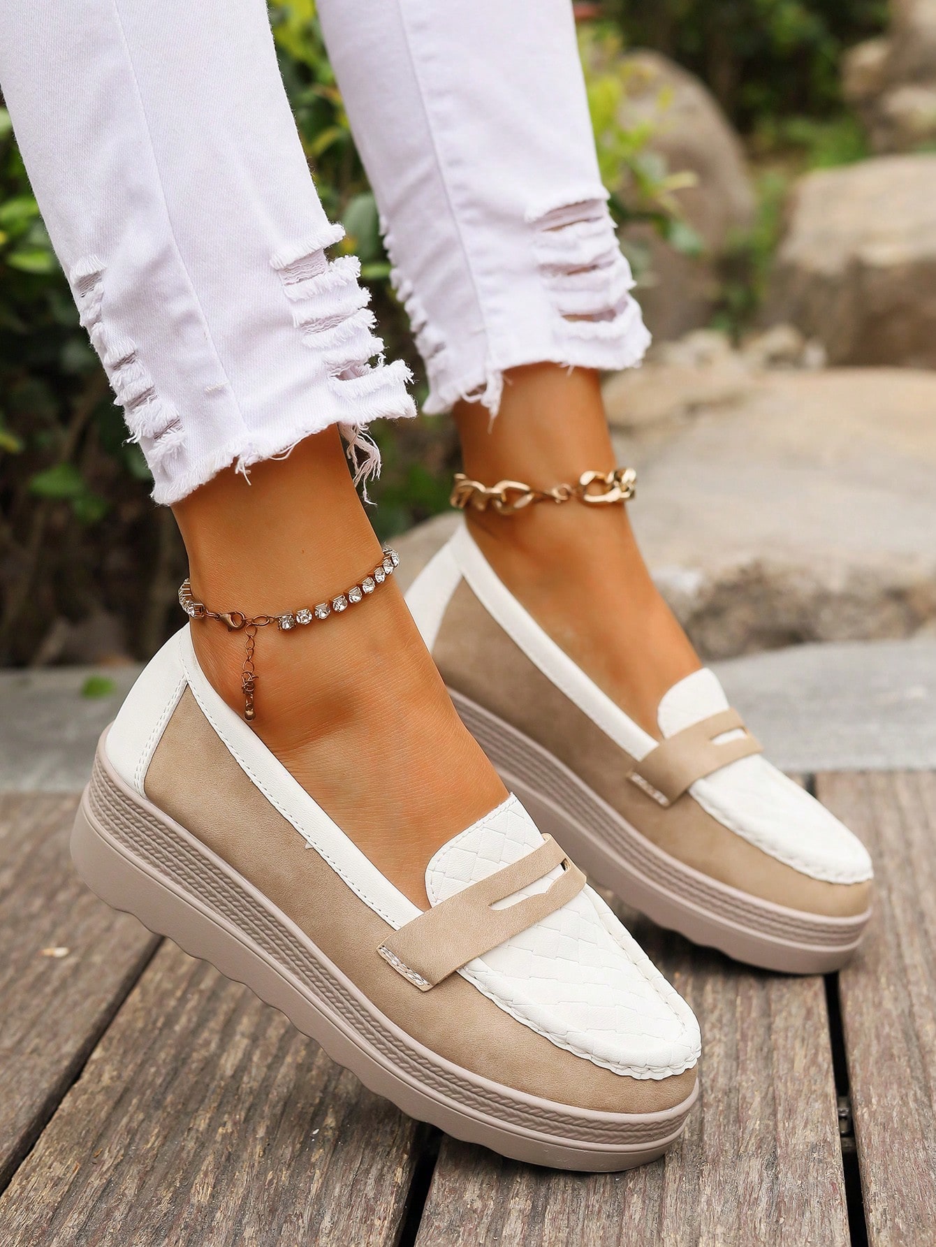 In Khaki Women Wedges & Flatform