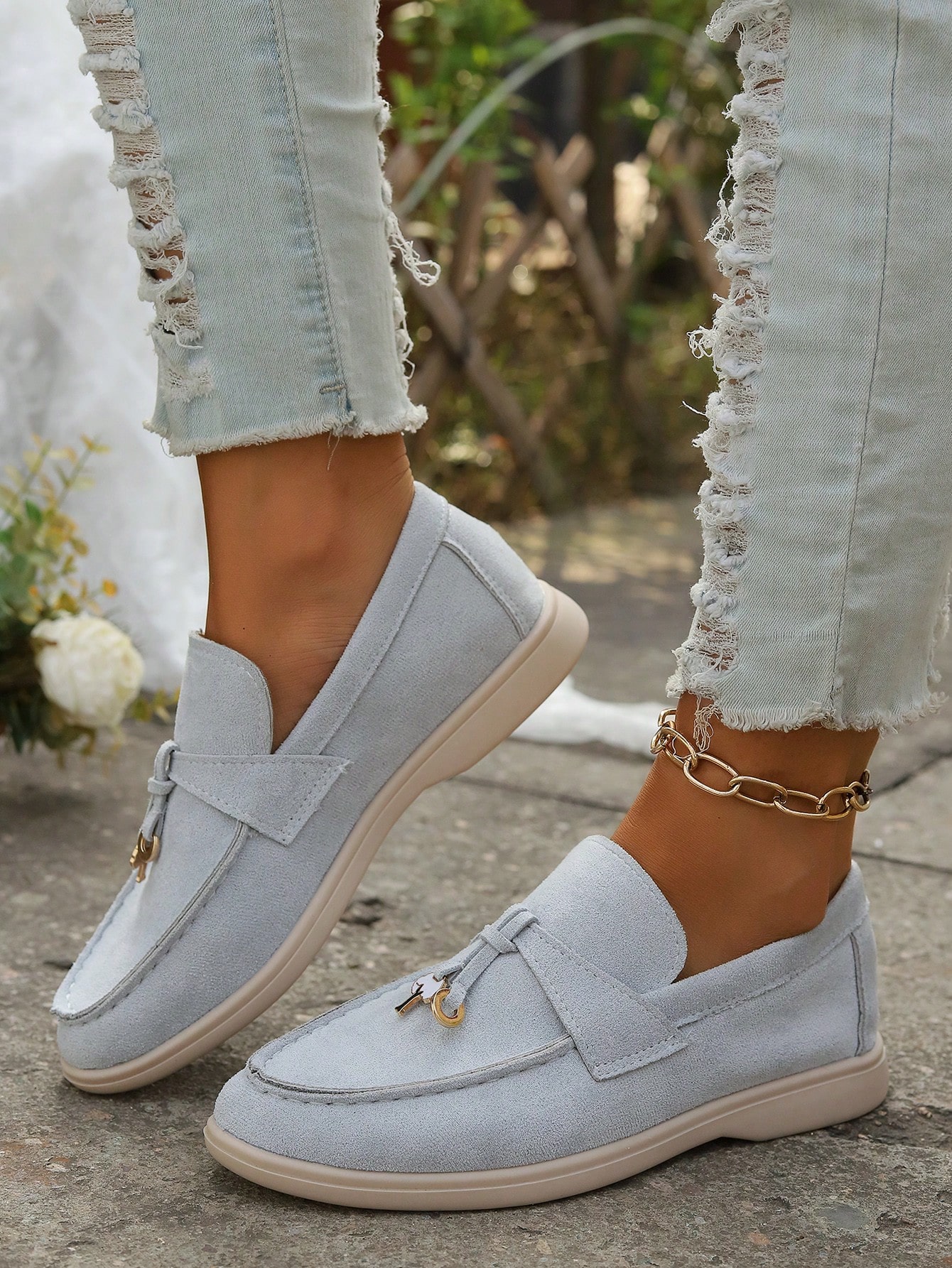 In Light Grey Women Shoes