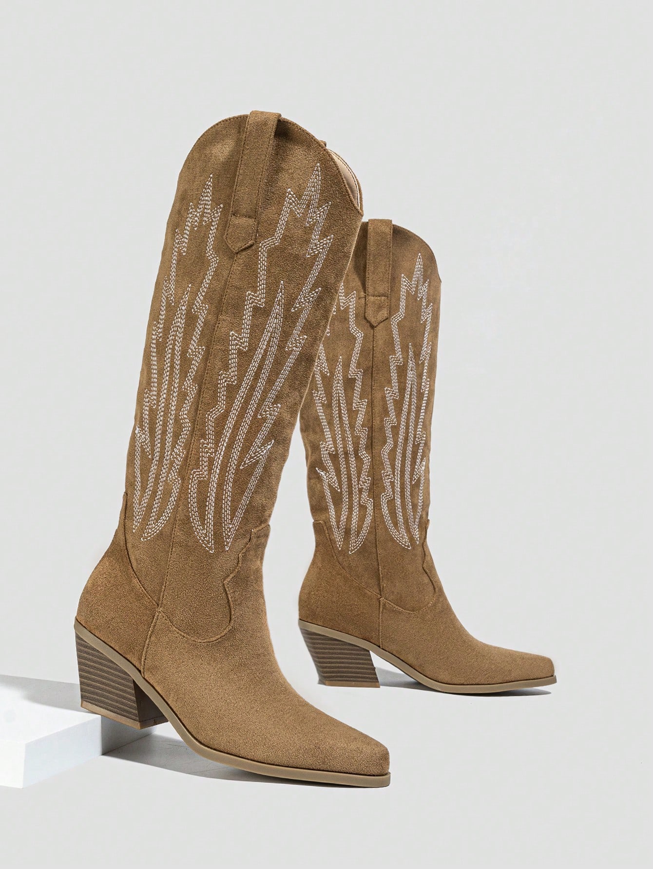 In Khaki Women Fashion Boots