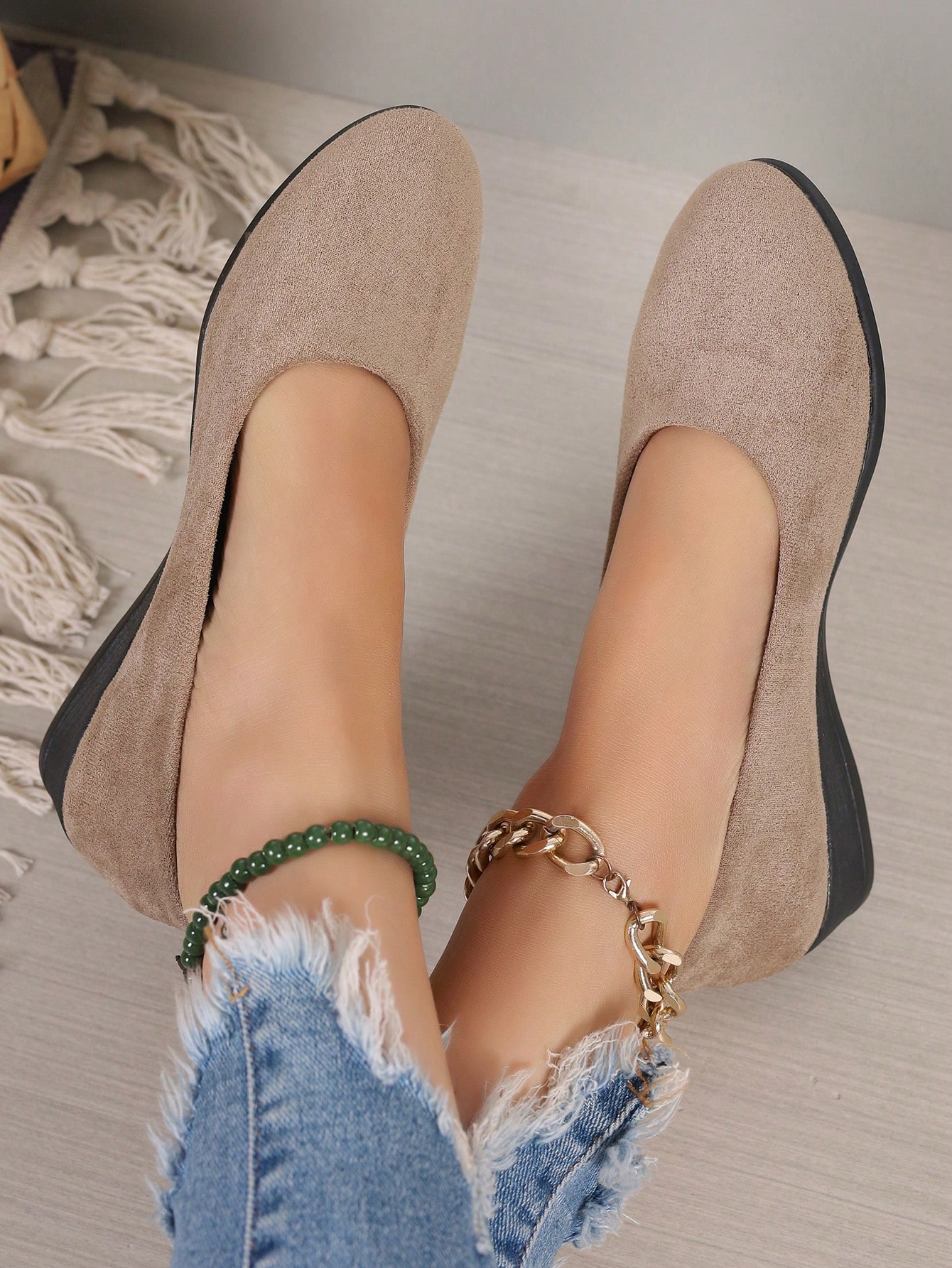 In Apricot Women Wedges & Flatform