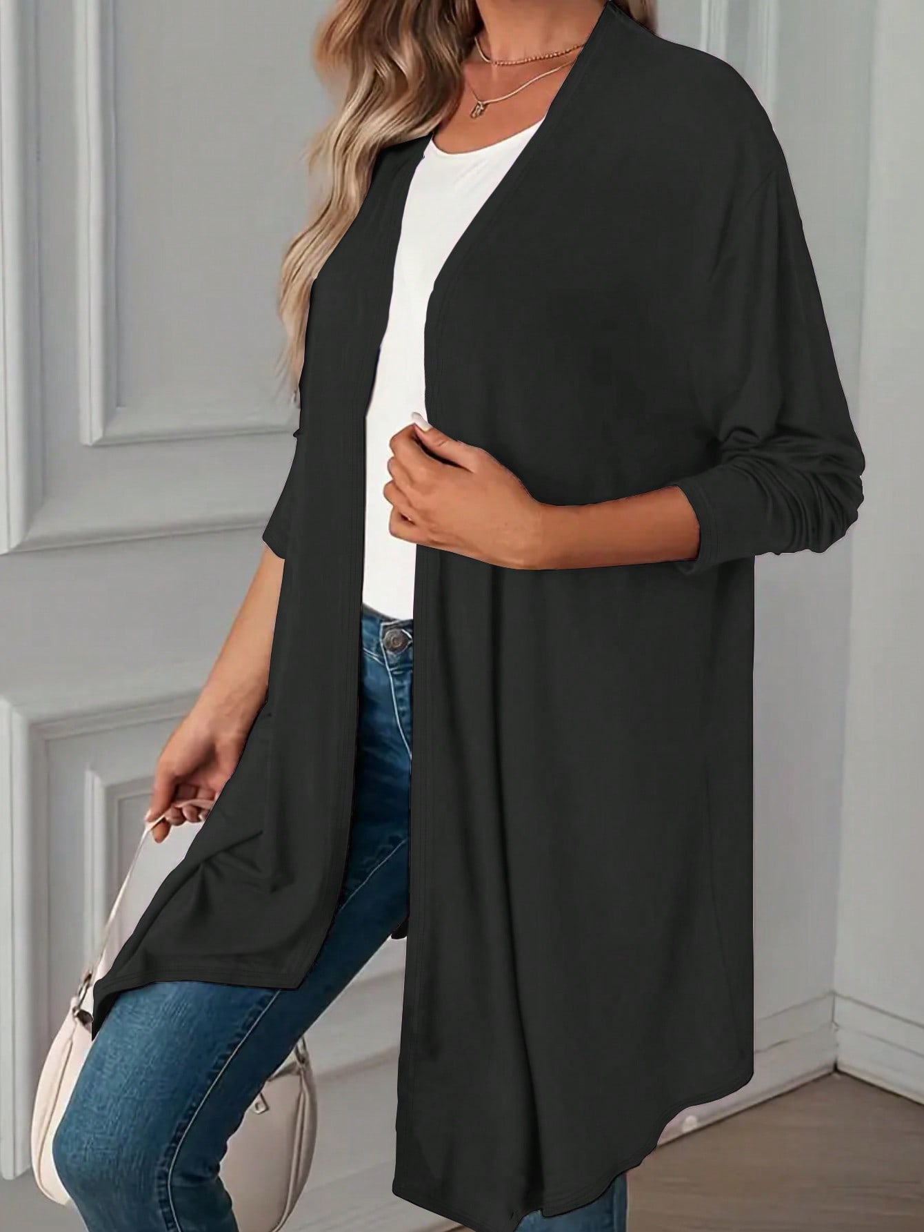 In Casual Plus Size Coats