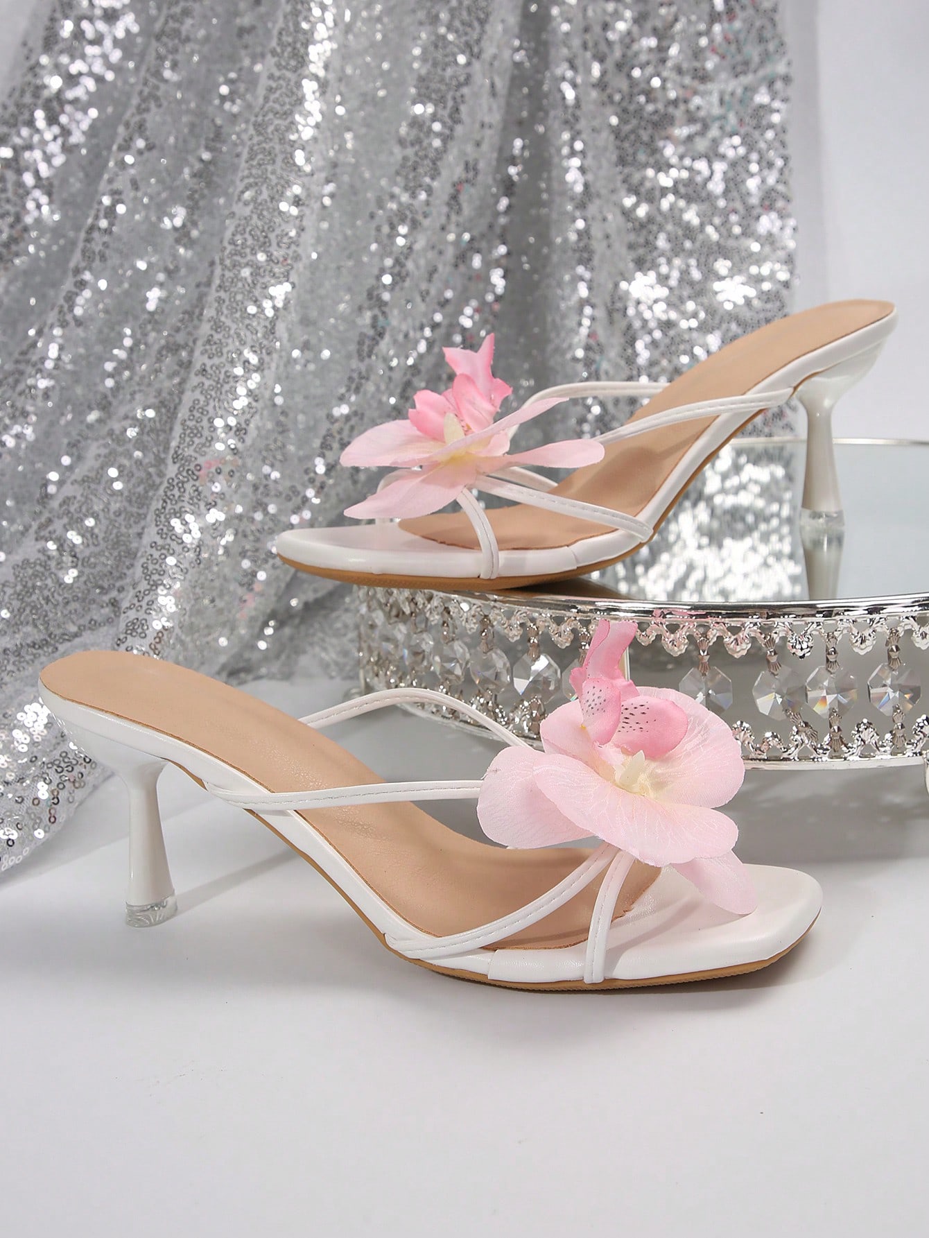 In Pink Women Heeled Sandals