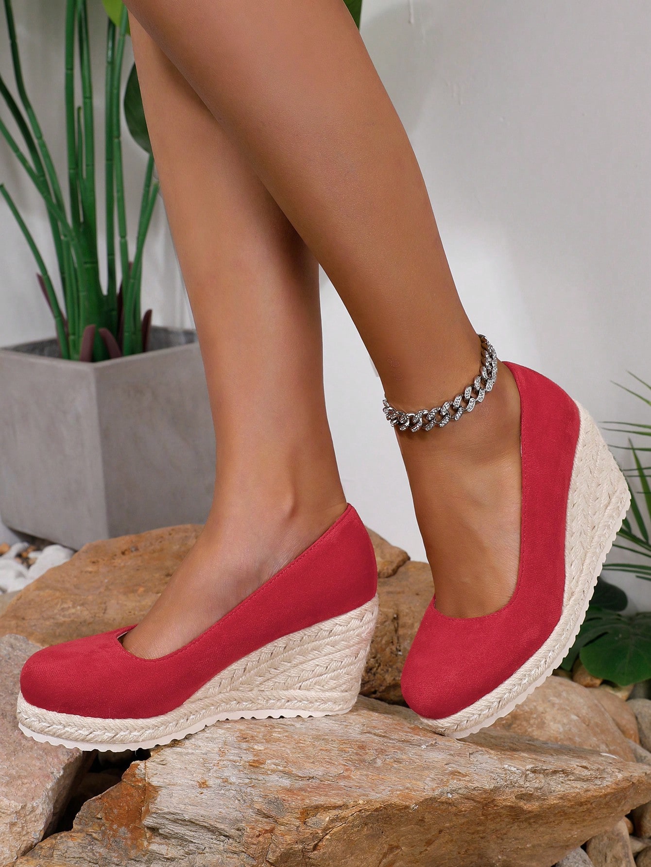 In Red Women Wedges & Flatform