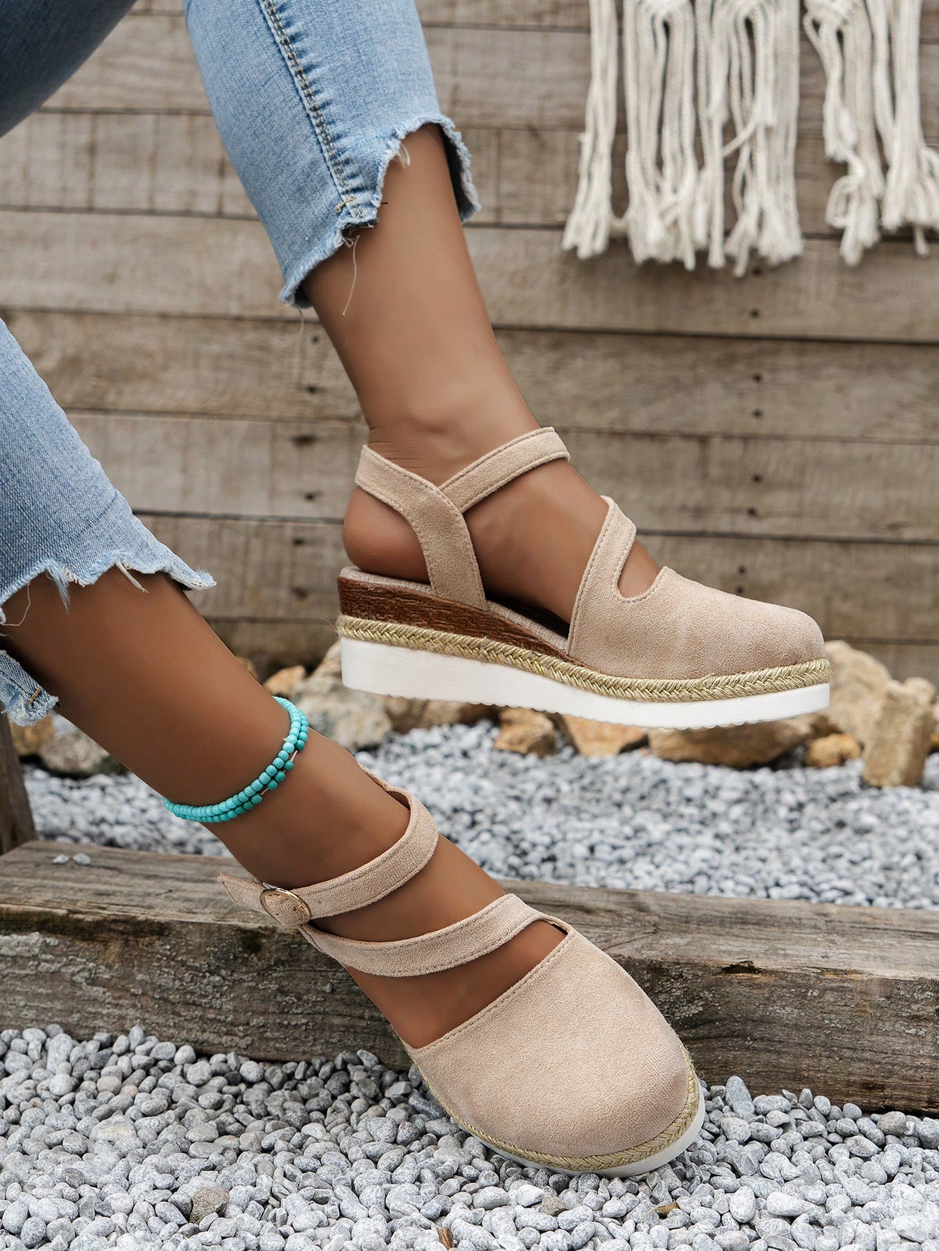 In Khaki Women Wedges & Flatform