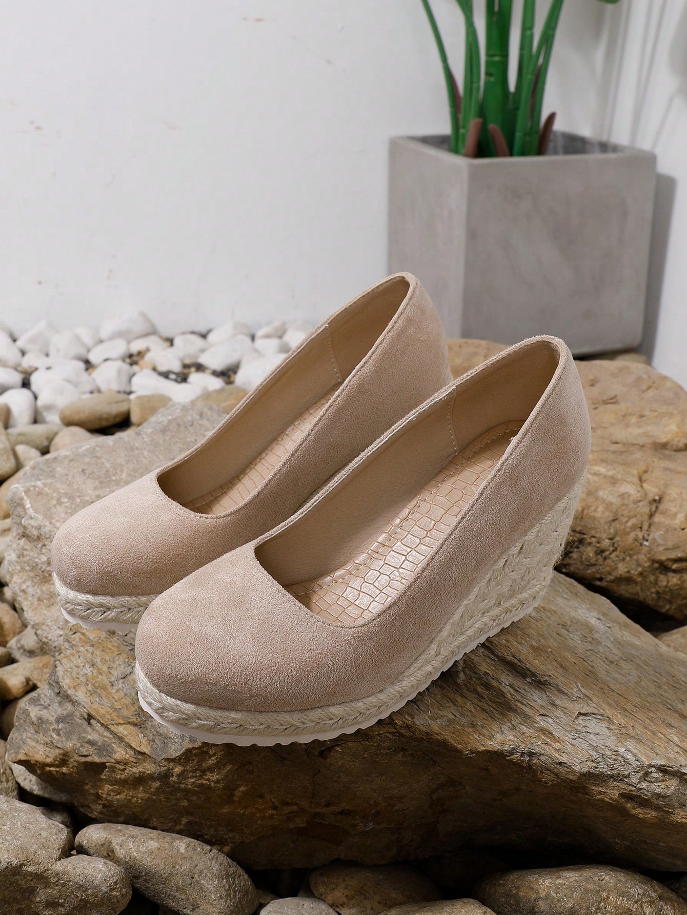 In Apricot Women Wedges & Flatform