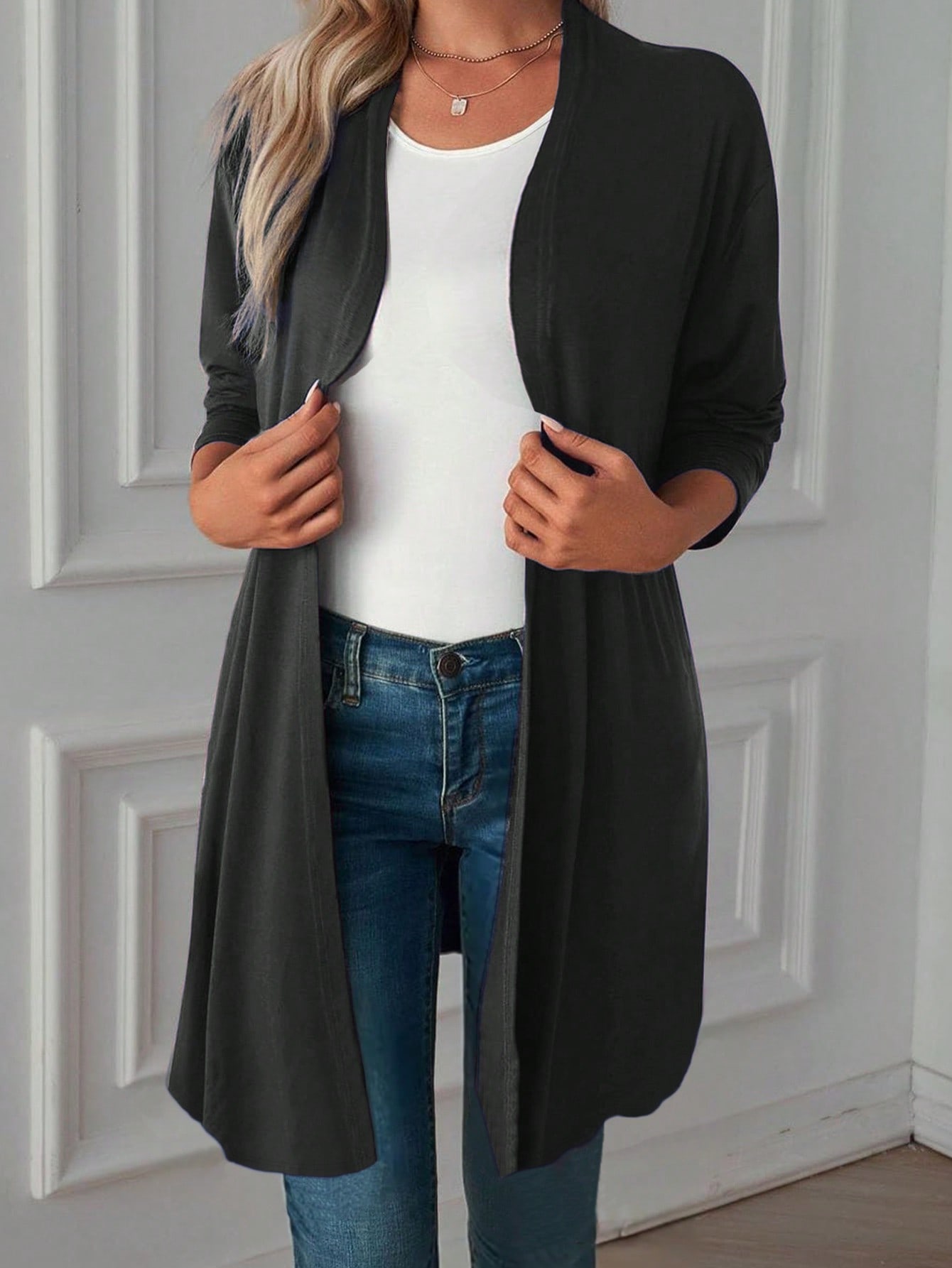 In Casual Plus Size Coats