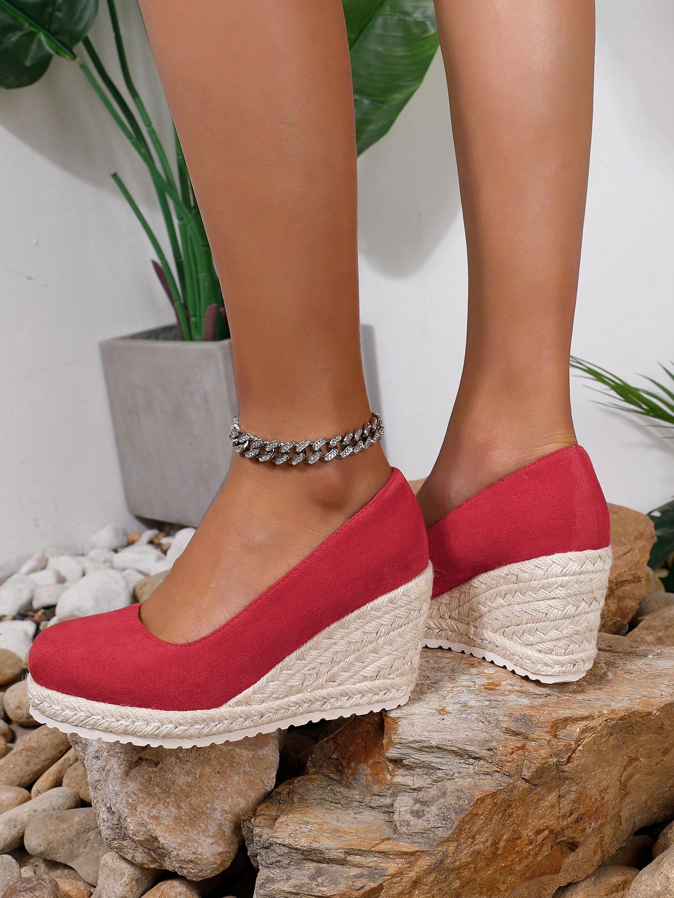 In Red Women Wedges & Flatform