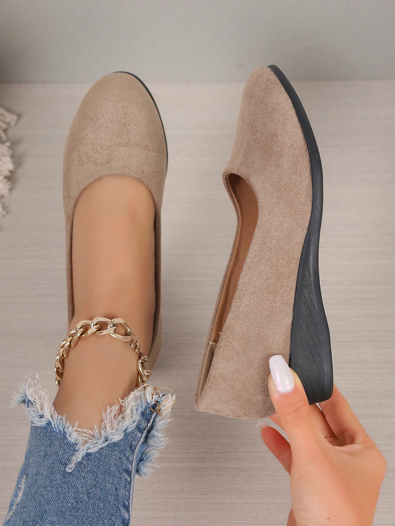 In Apricot Women Wedges & Flatform