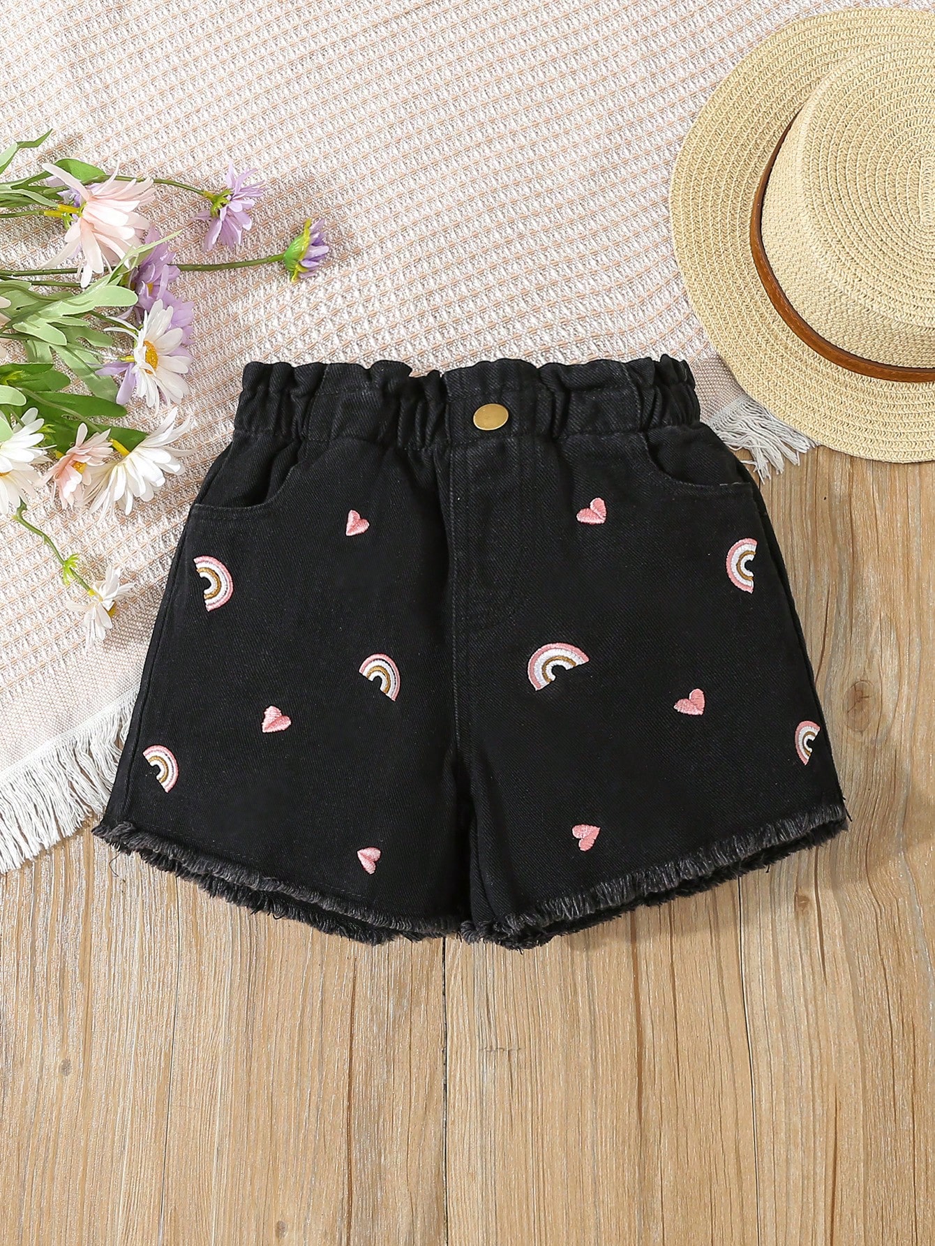 Young Girls Denim Shorts