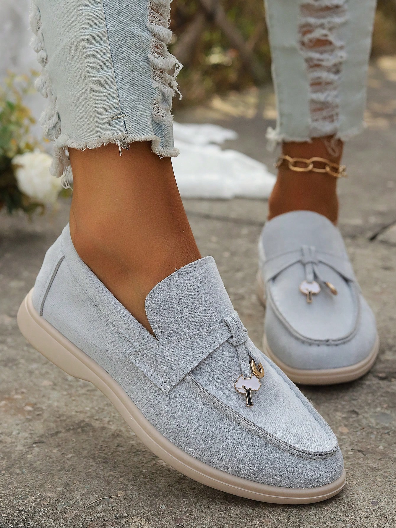 In Light Grey Women Shoes