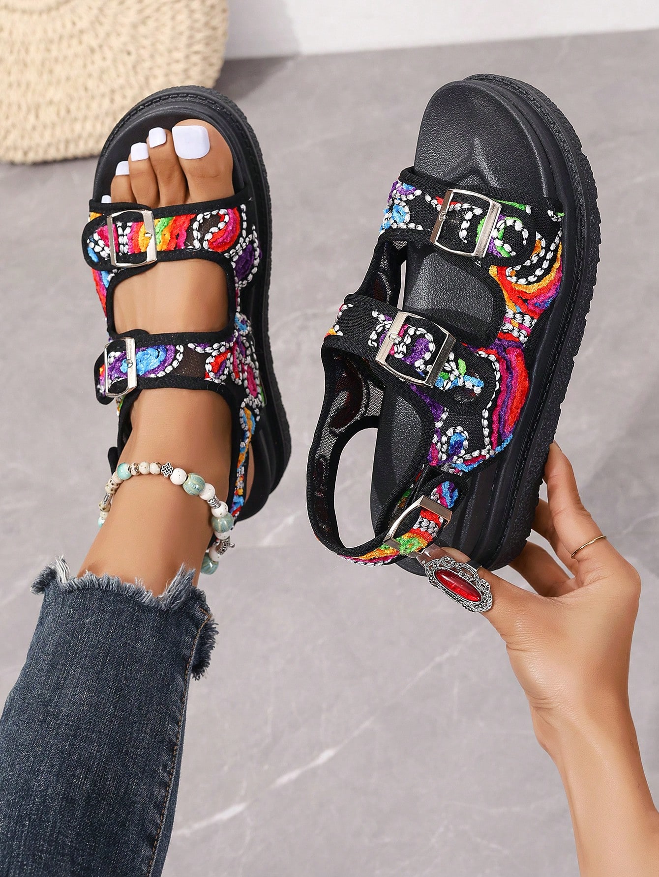 In Multicolor Women Sandals