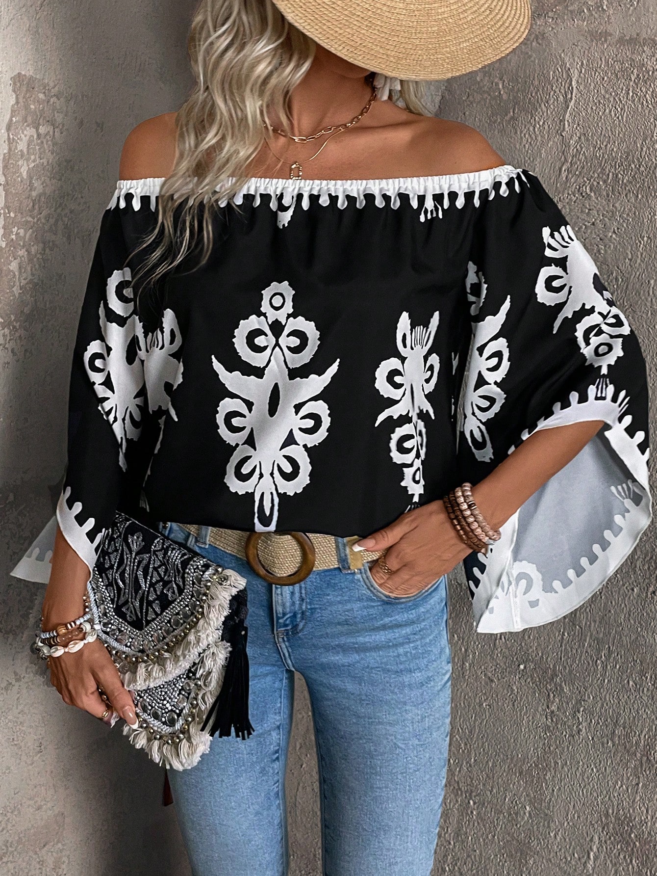 In Boho Women Blouses