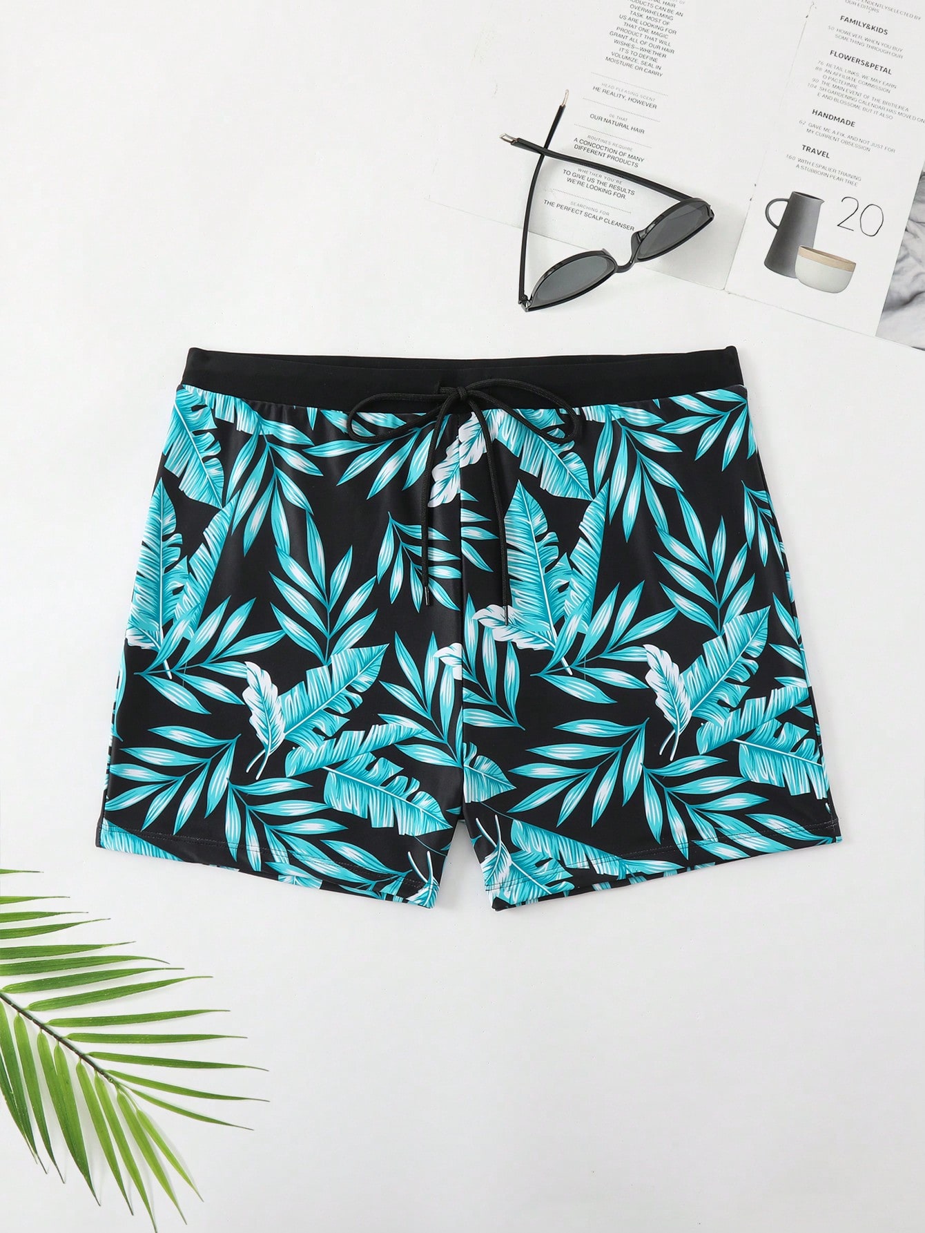 Men Plus Size Swim Shorts