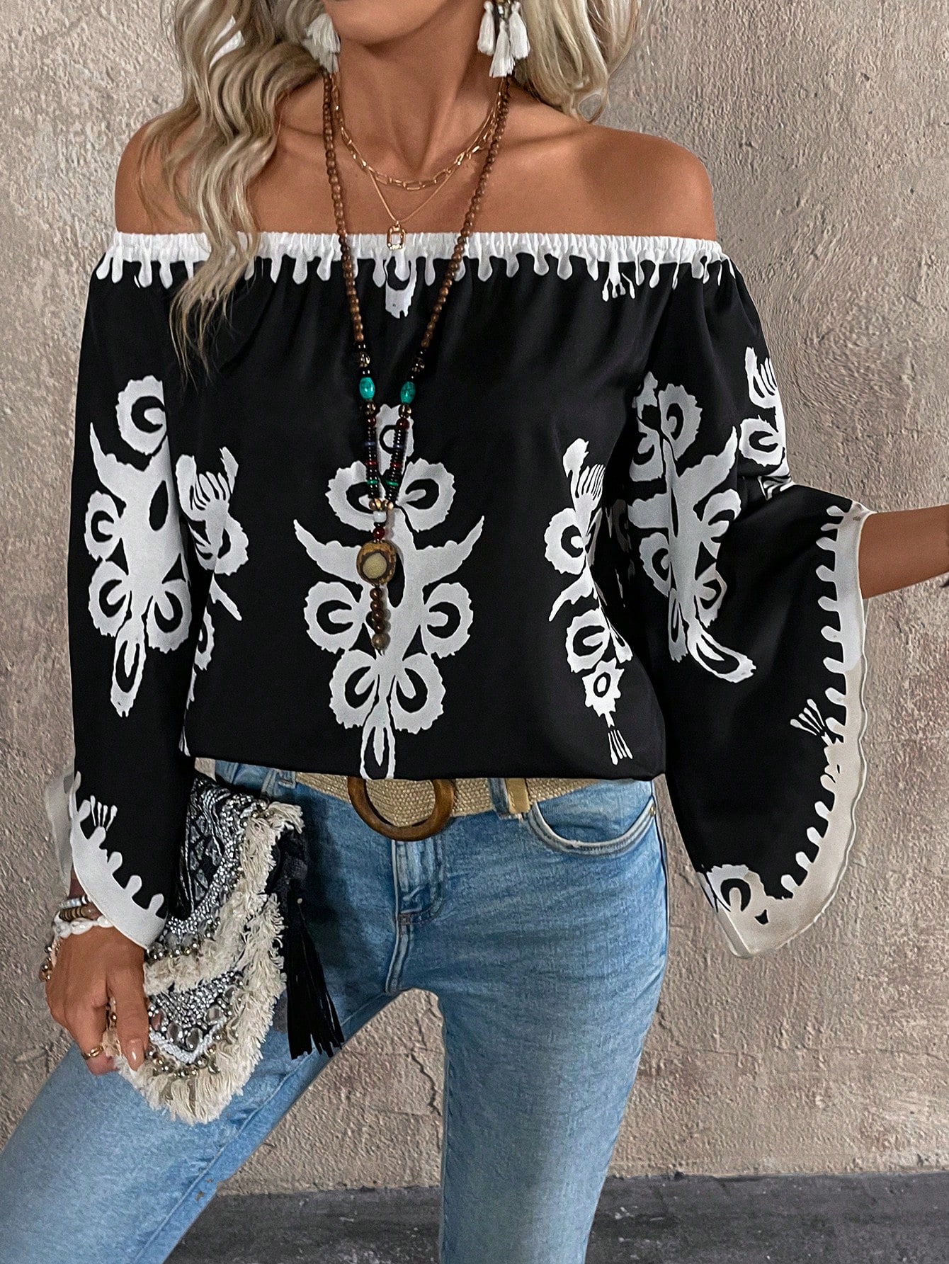 In Boho Women Blouses