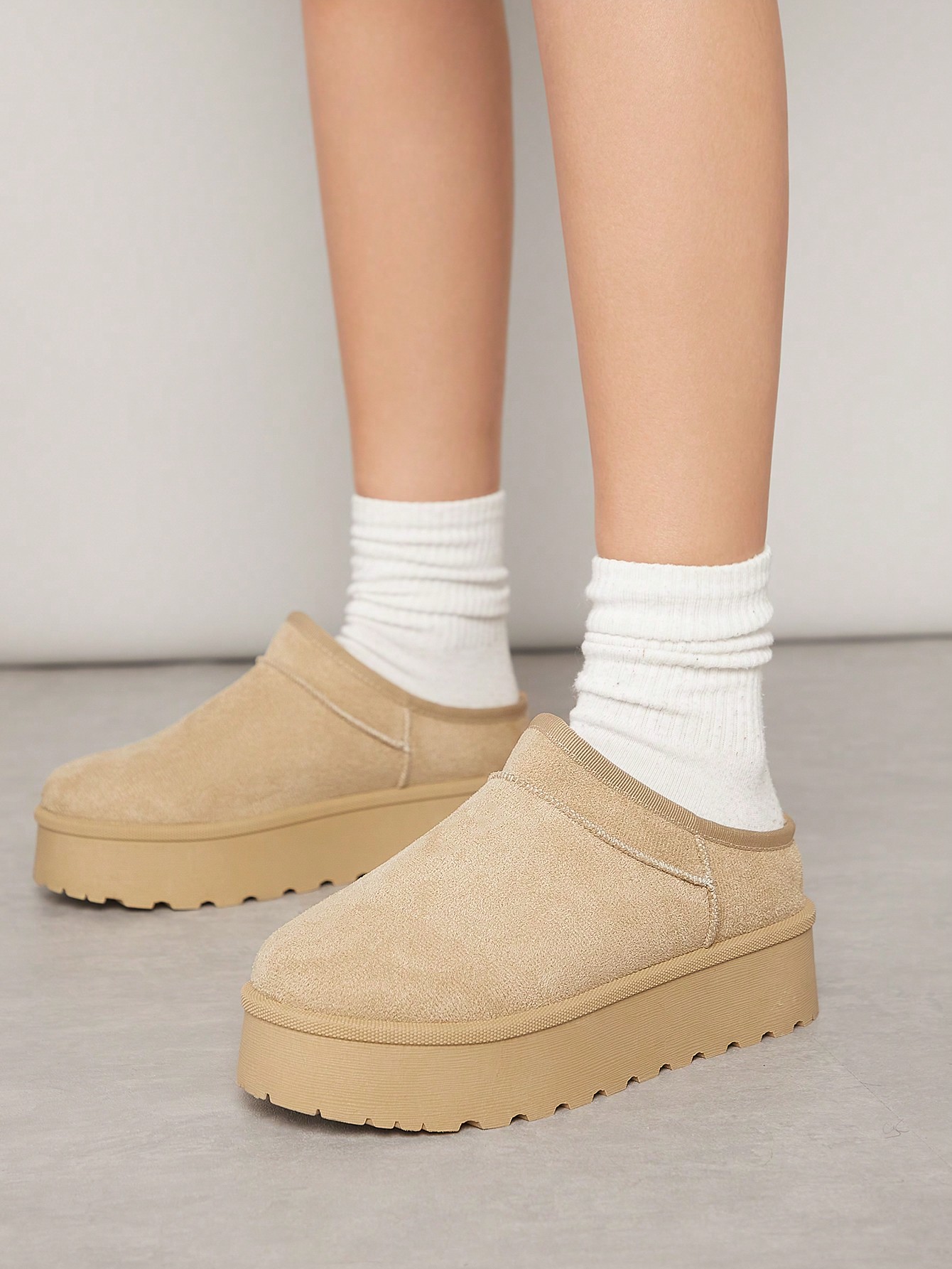 In Beige Women Wedges & Flatform