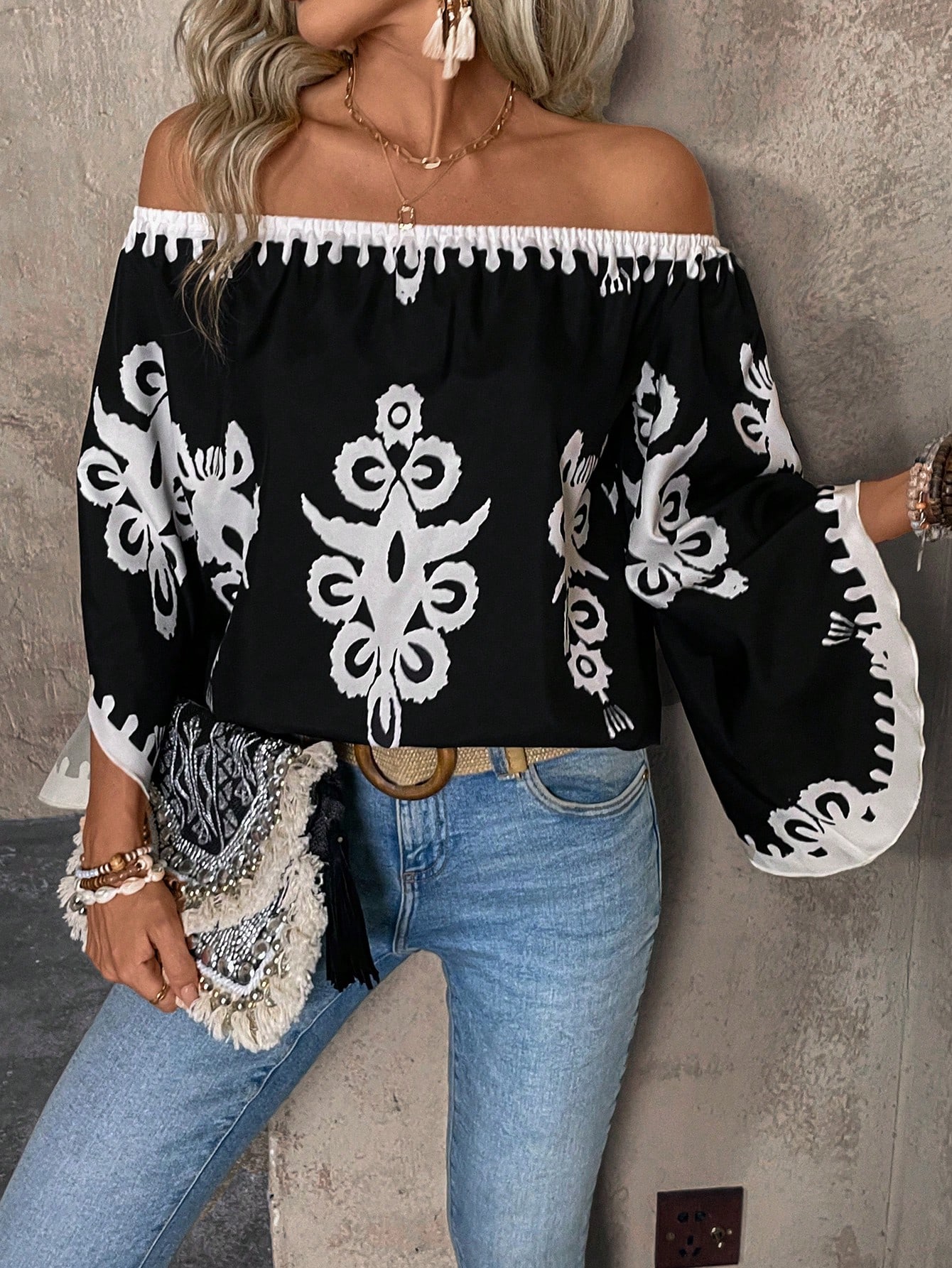 In Boho Women Blouses