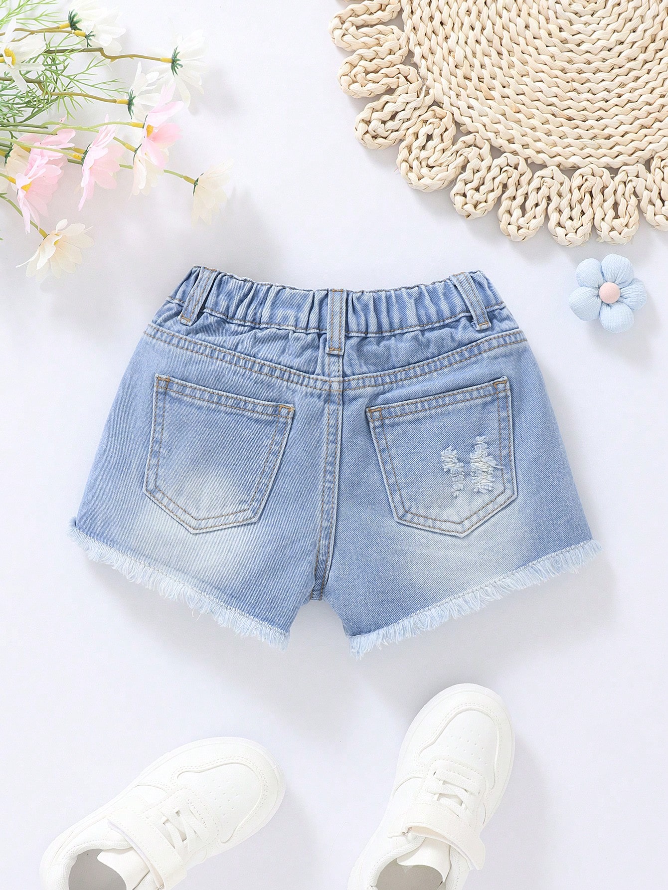 Young Girls Denim Shorts