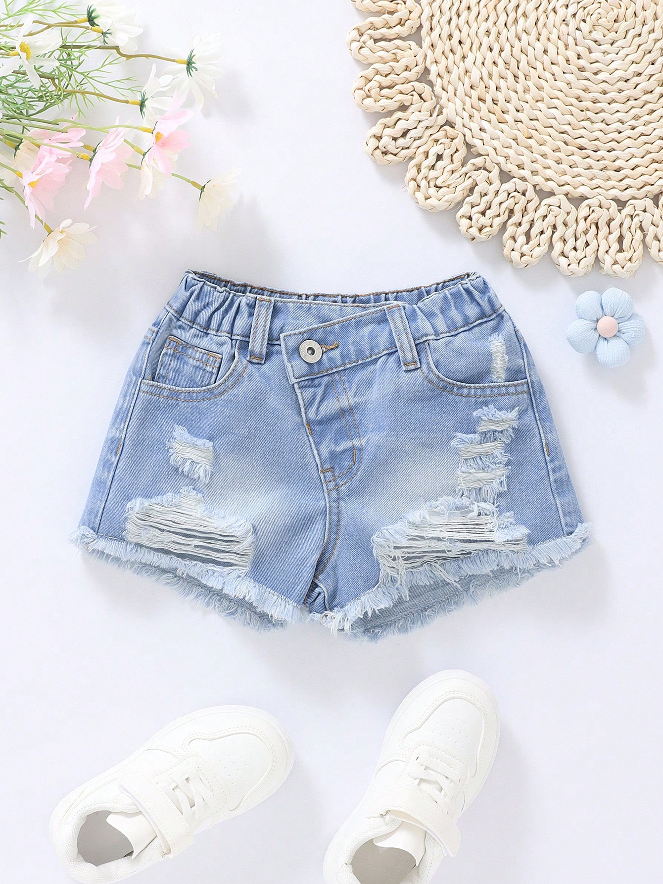 Young Girls Denim Shorts