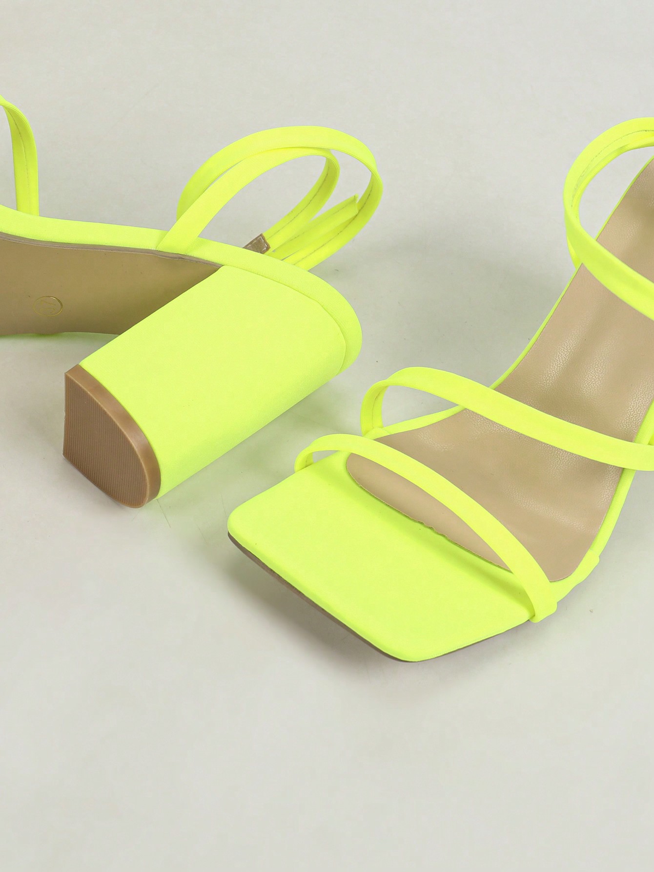 In Yellow Women Heeled Sandals