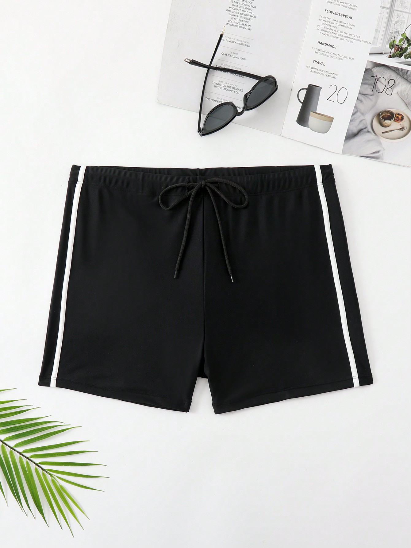 Men Plus Size Swim Shorts